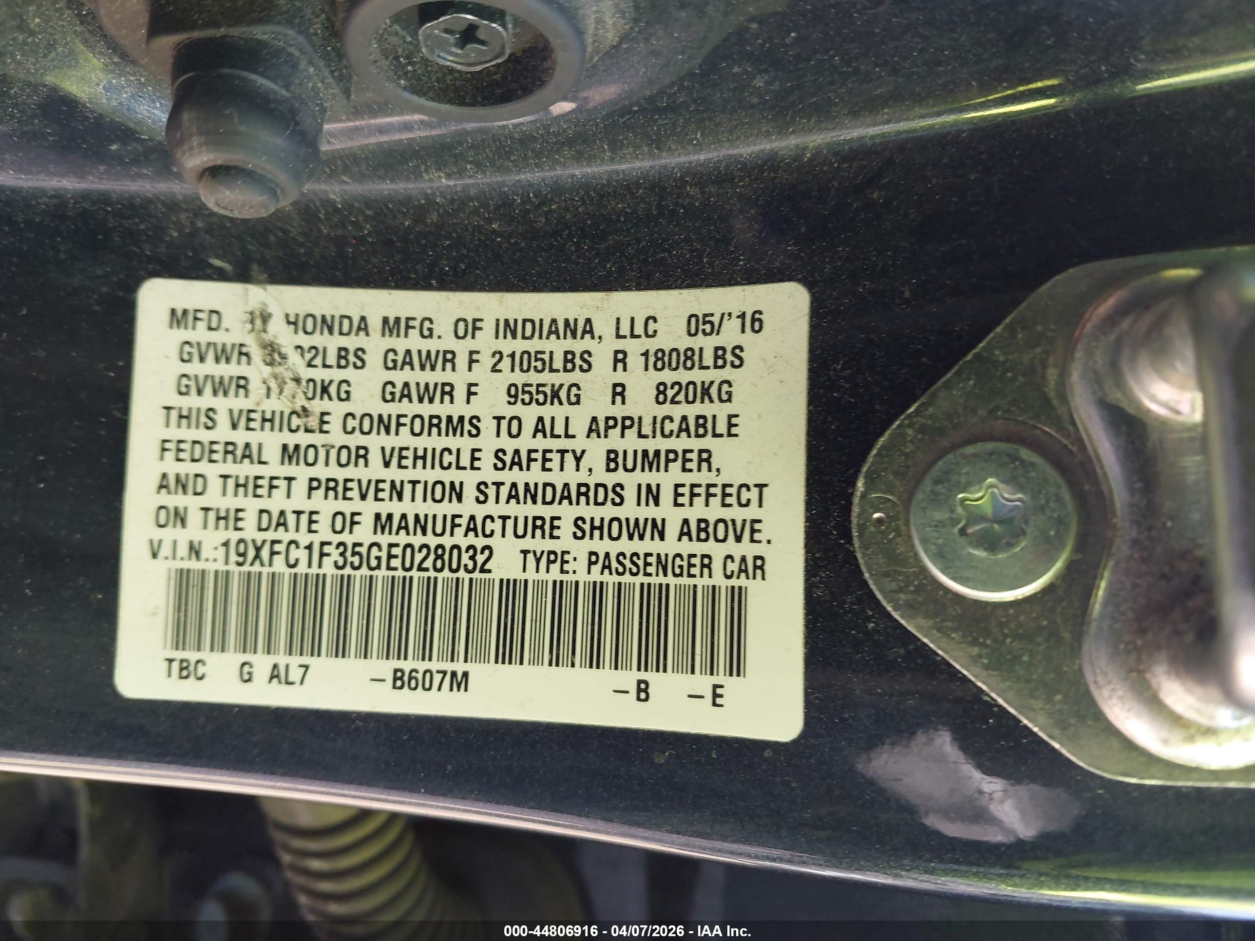 HONDA CIVIC image 9