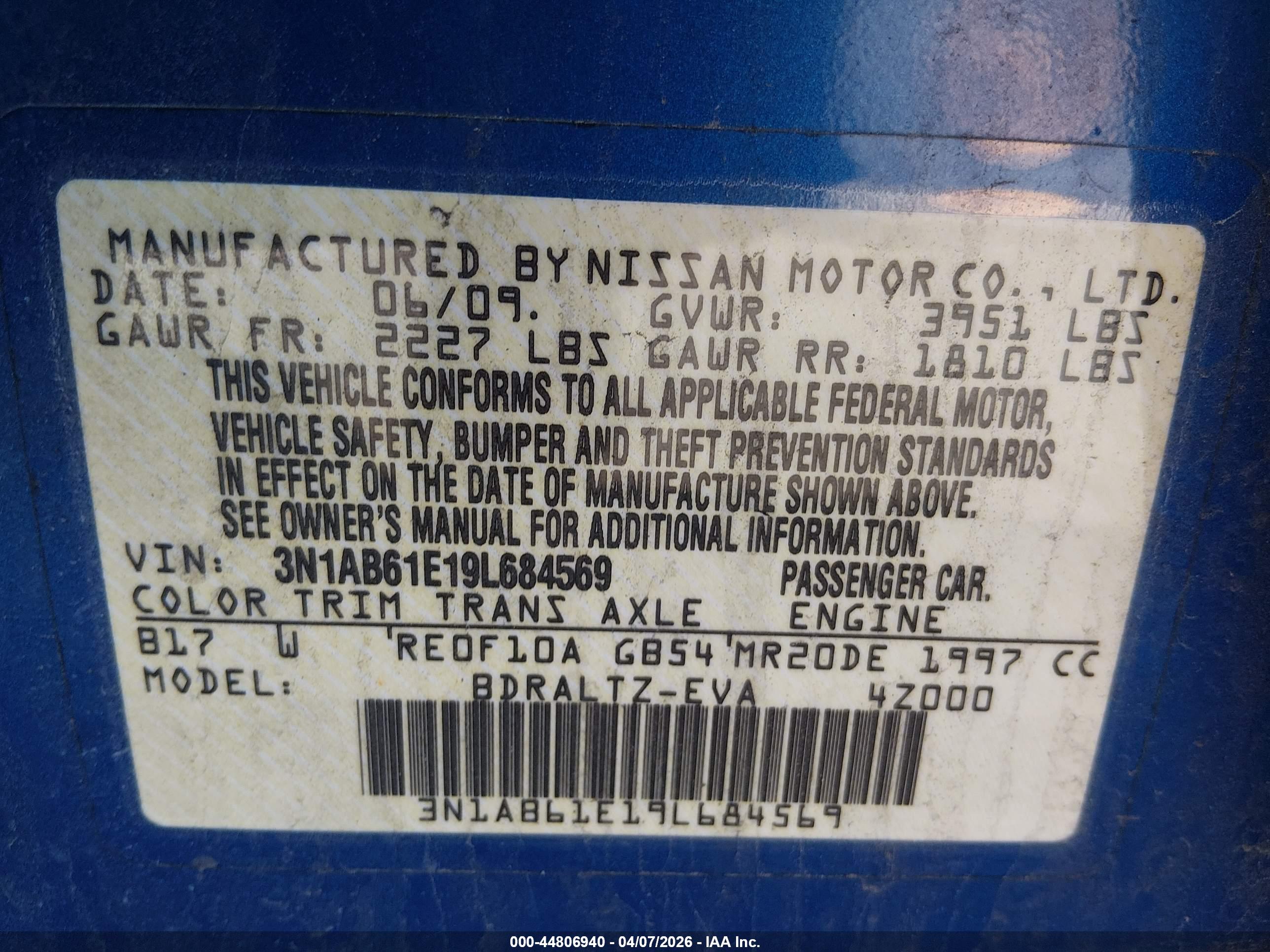 NISSAN SENTRA image 9