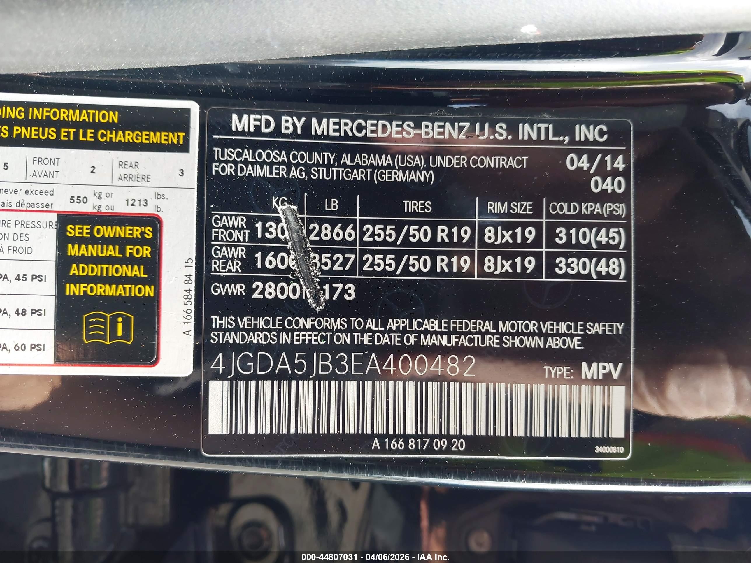 MERCEDES-BENZ ML image 9