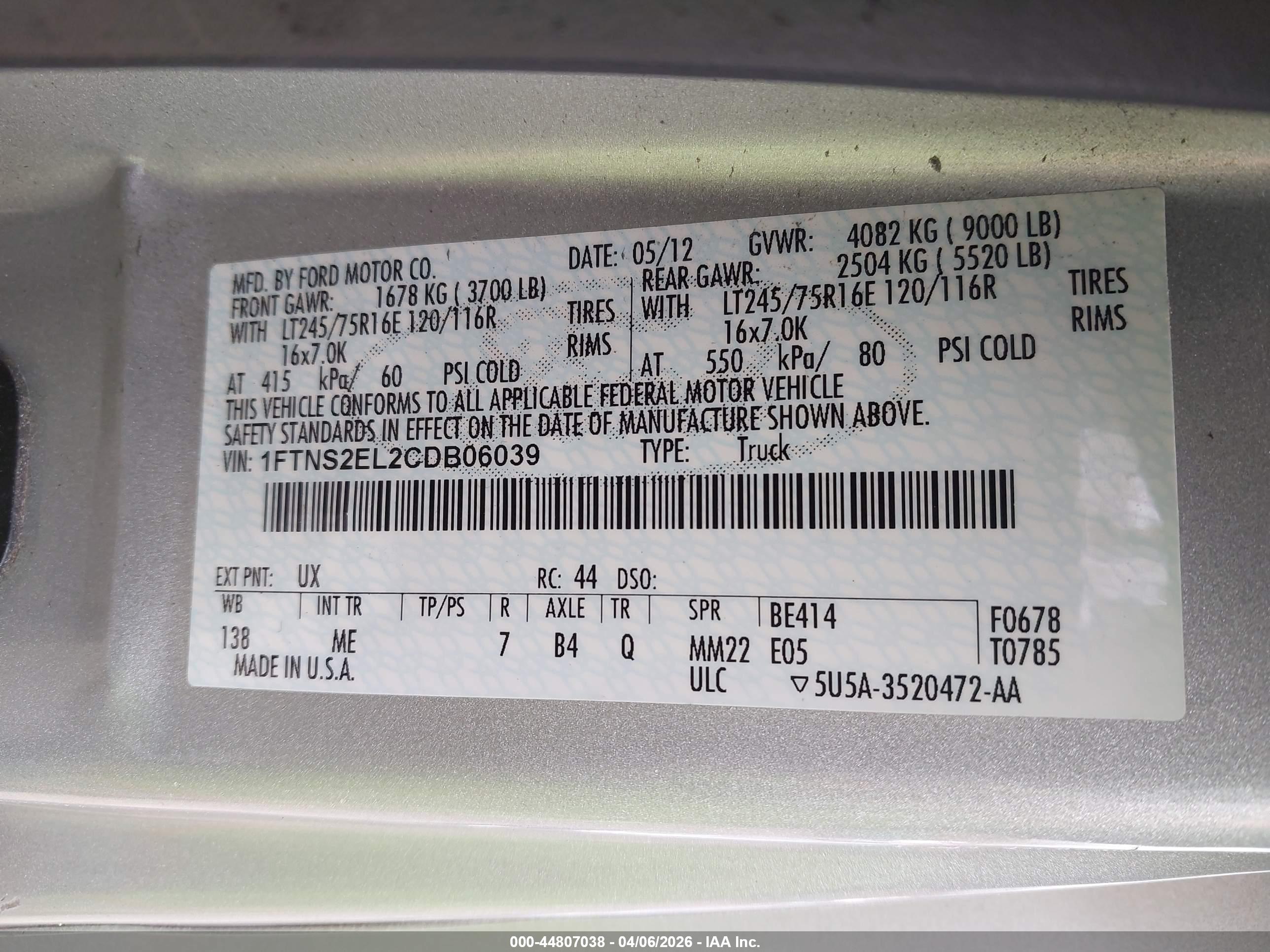 FORD E-250 image 9