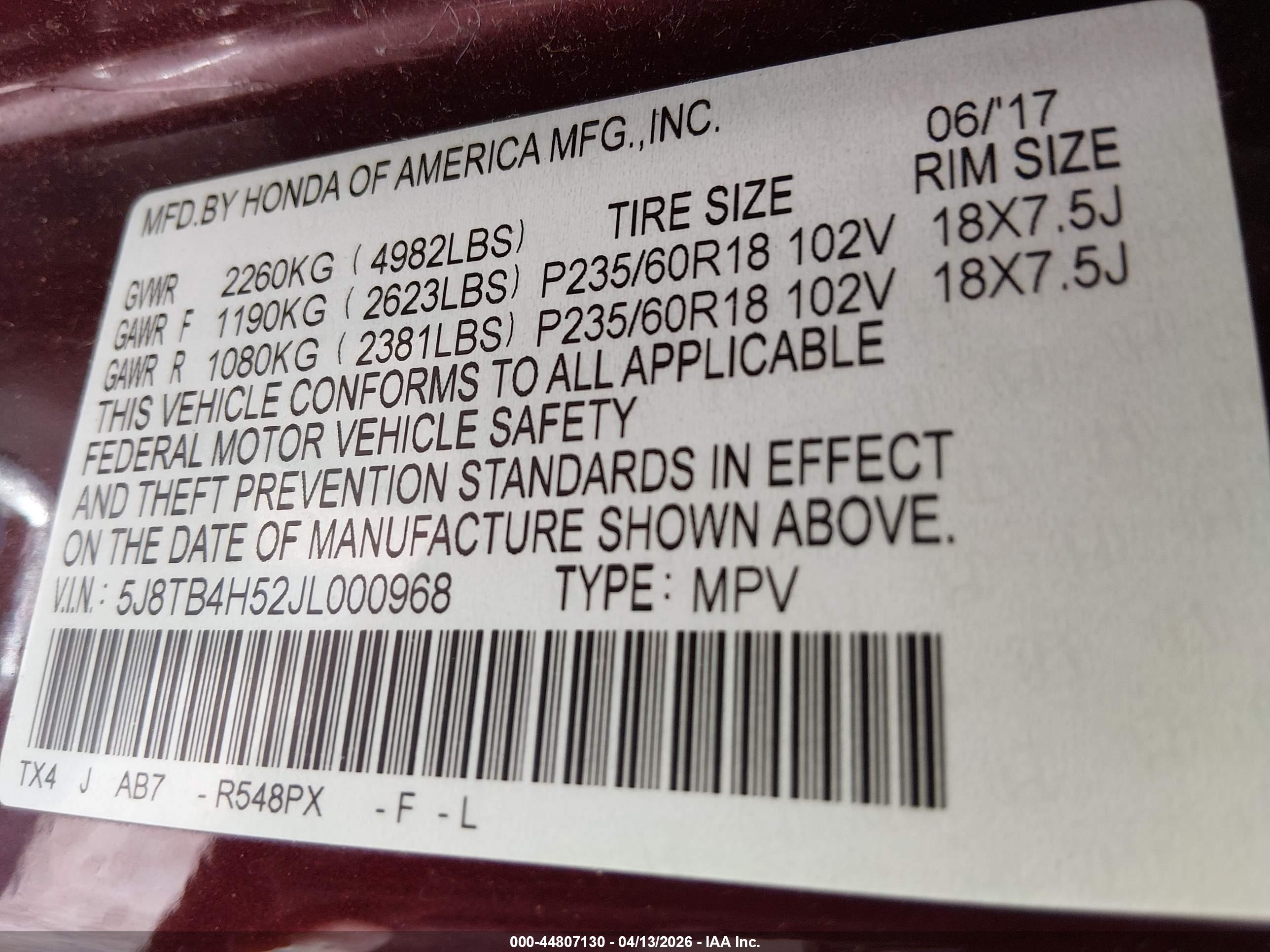 ACURA RDX image 9