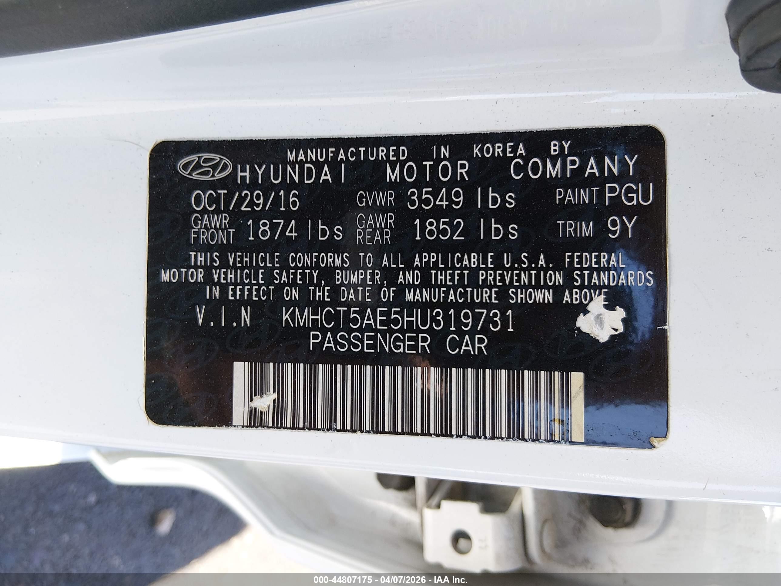 HYUNDAI ACCENT image 9