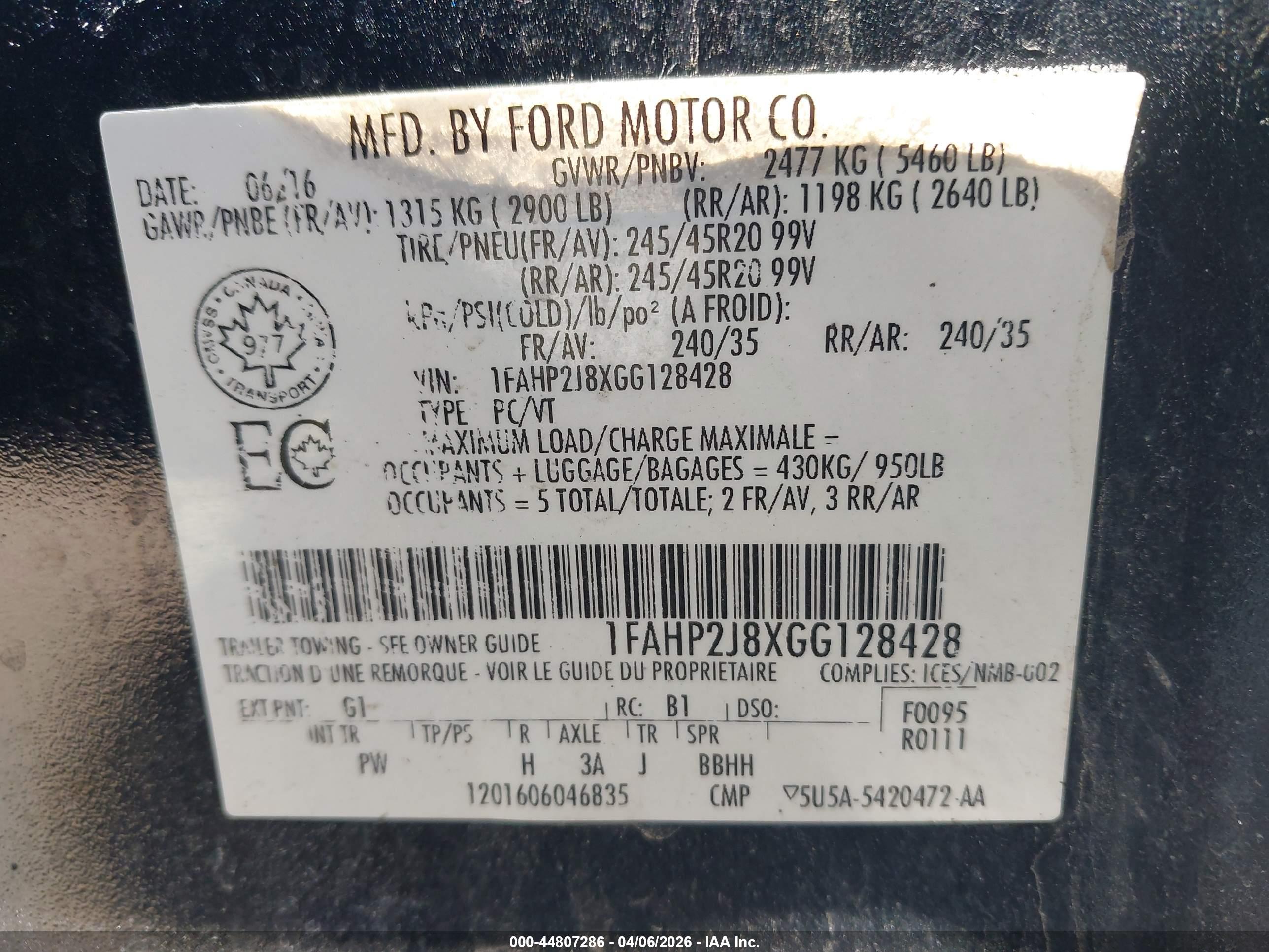 FORD TAURUS image 9