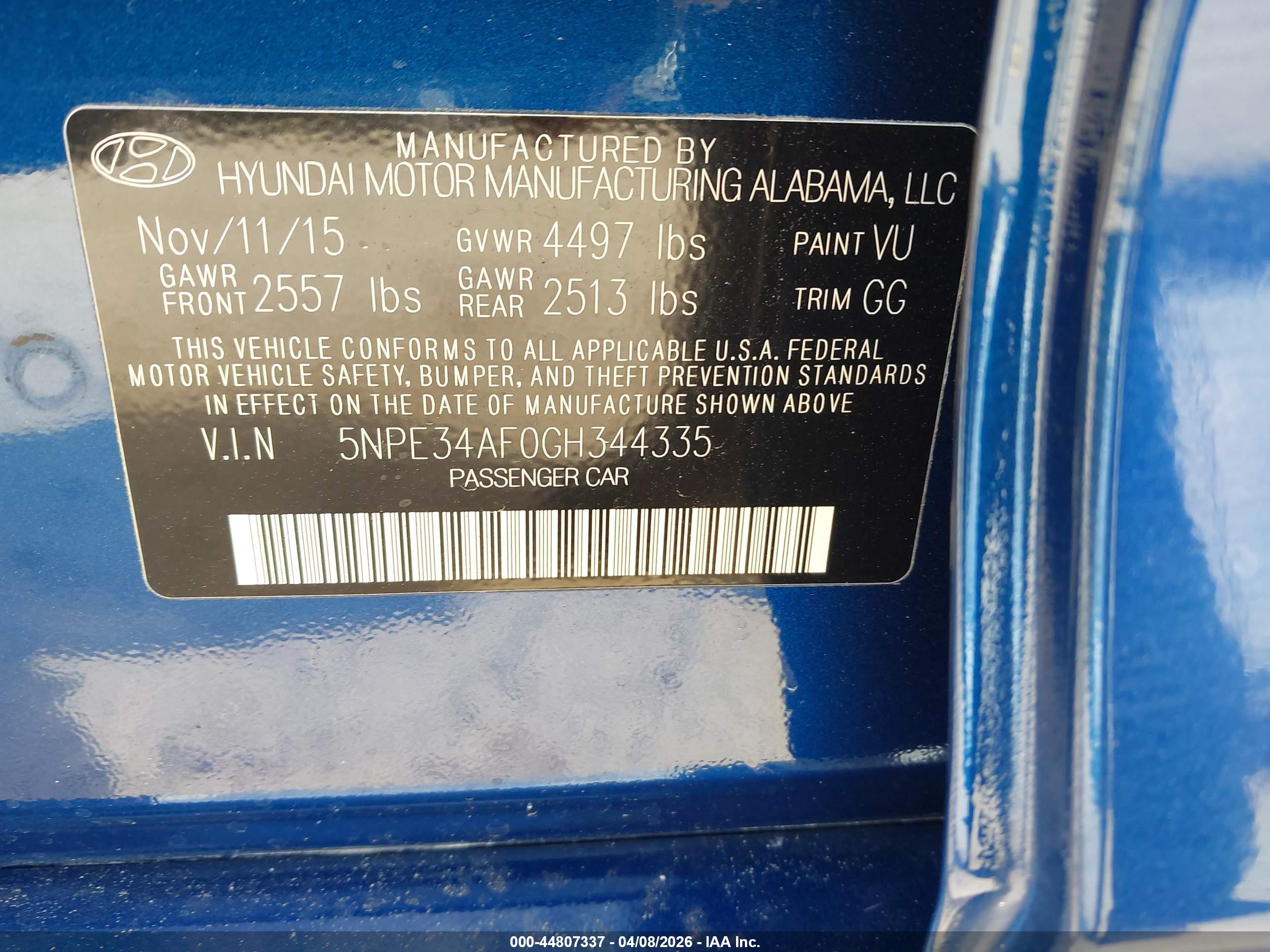 HYUNDAI SONATA image 9