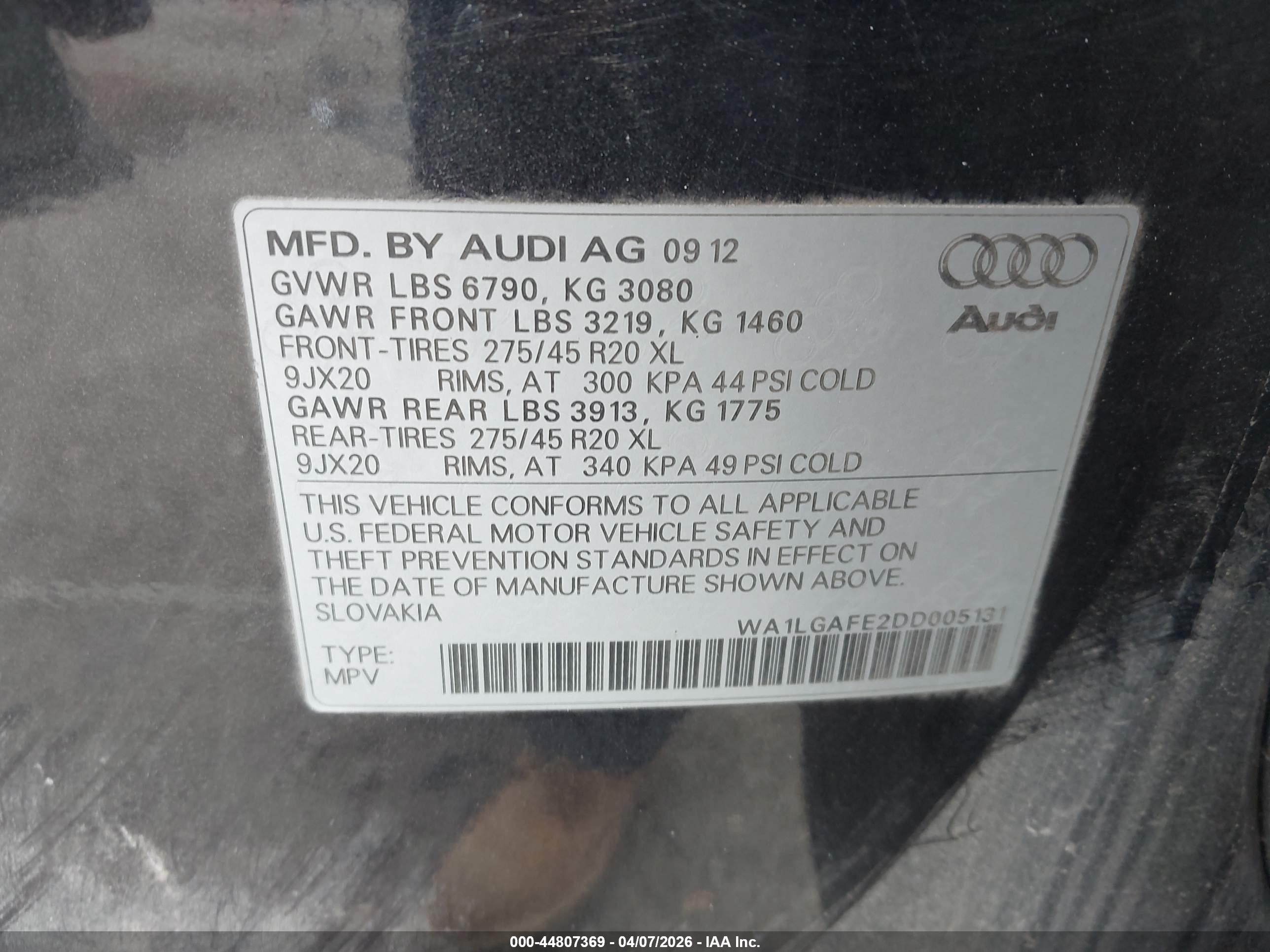 AUDI Q7 image 9