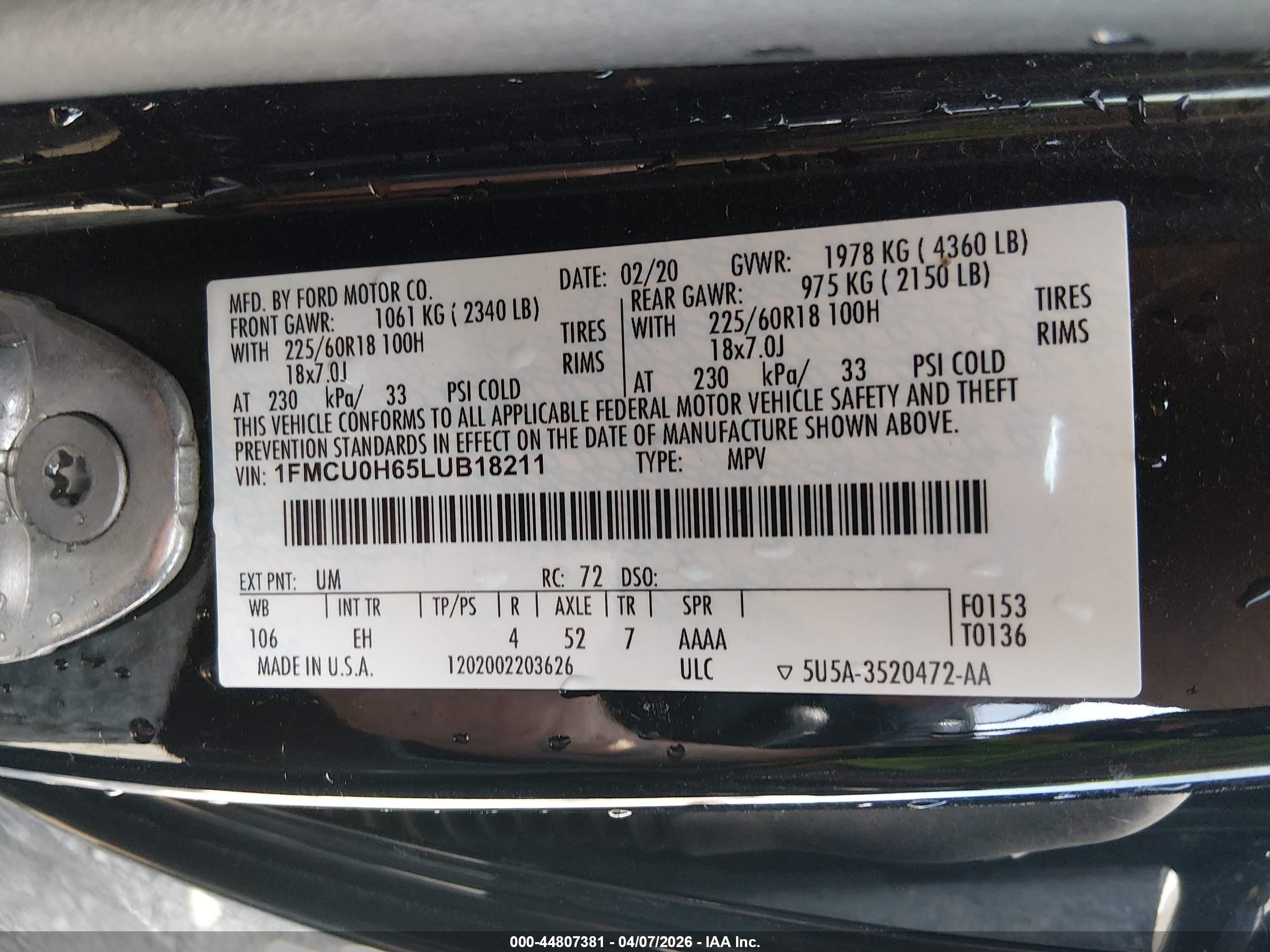 FORD ESCAPE image 9