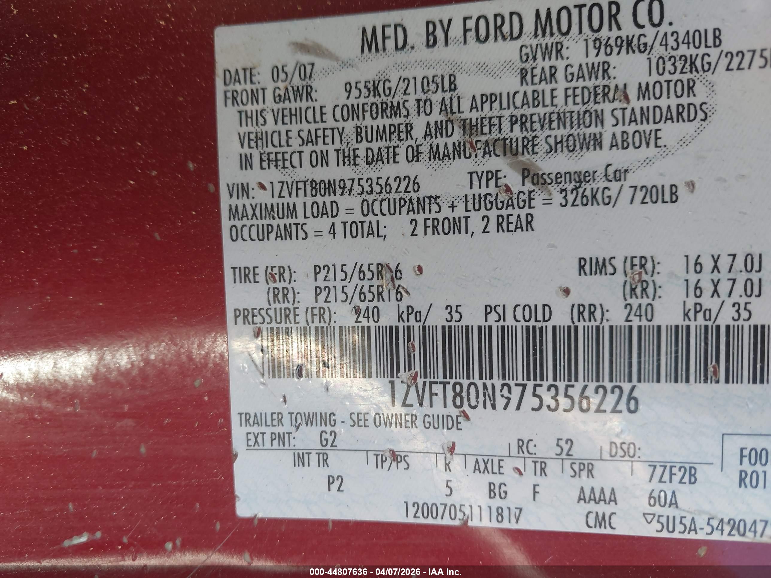 FORD MUSTANG image 9