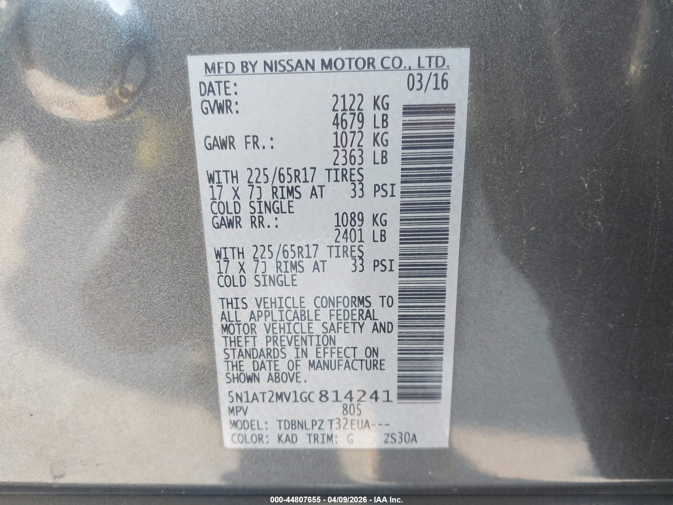 NISSAN ROGUE image 9