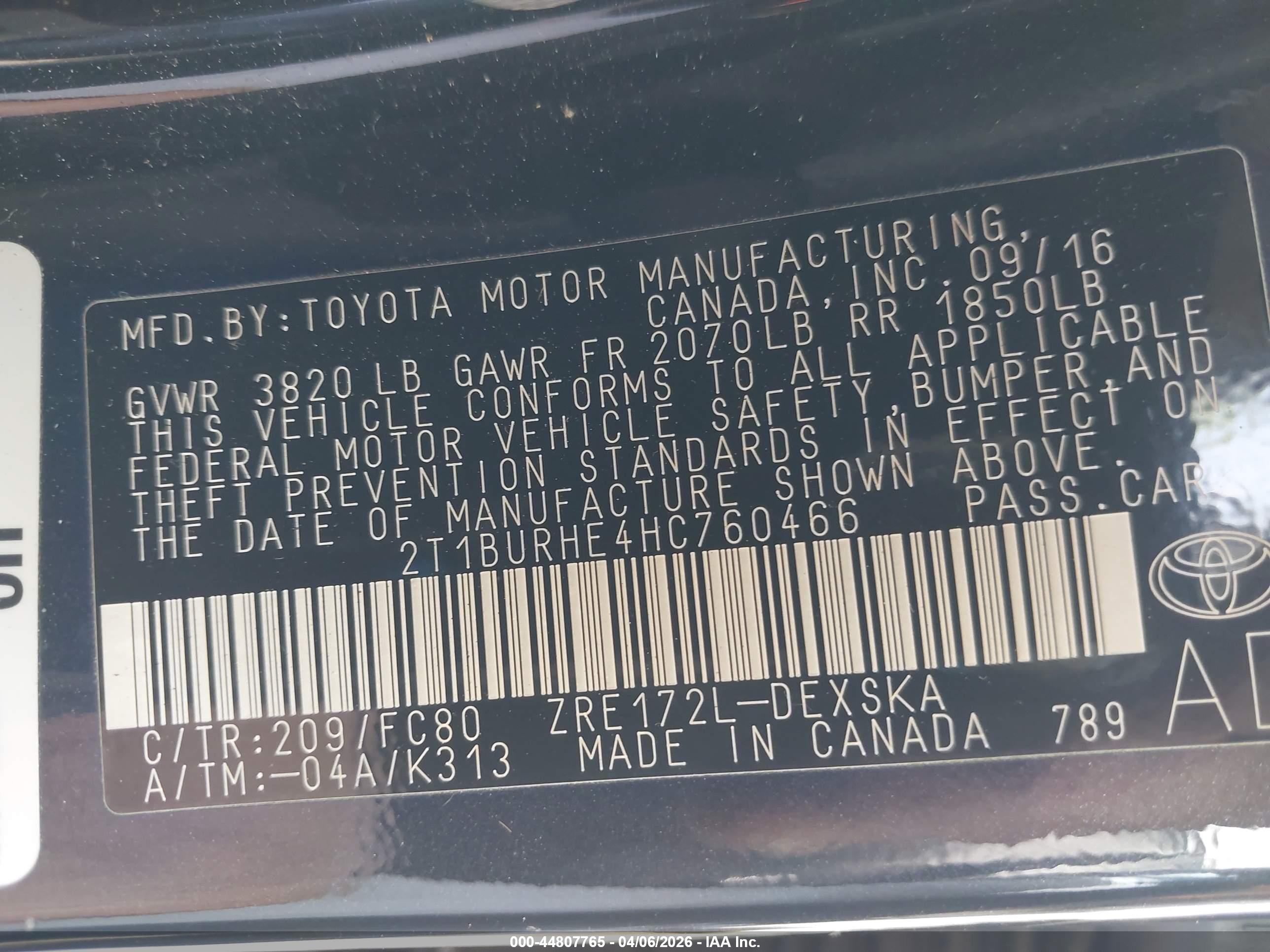 TOYOTA COROLLA image 9
