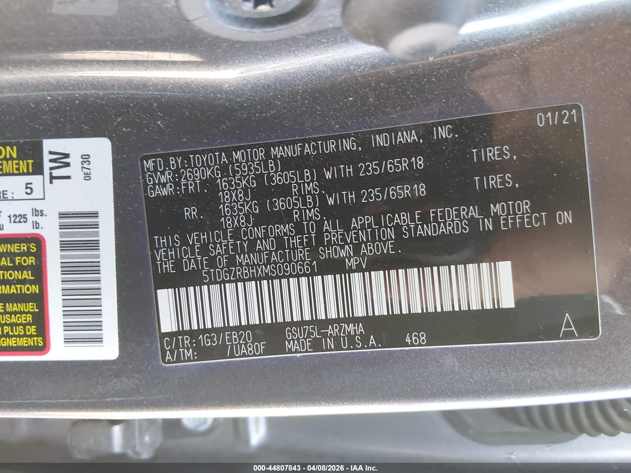 TOYOTA HIGHLANDER image 9