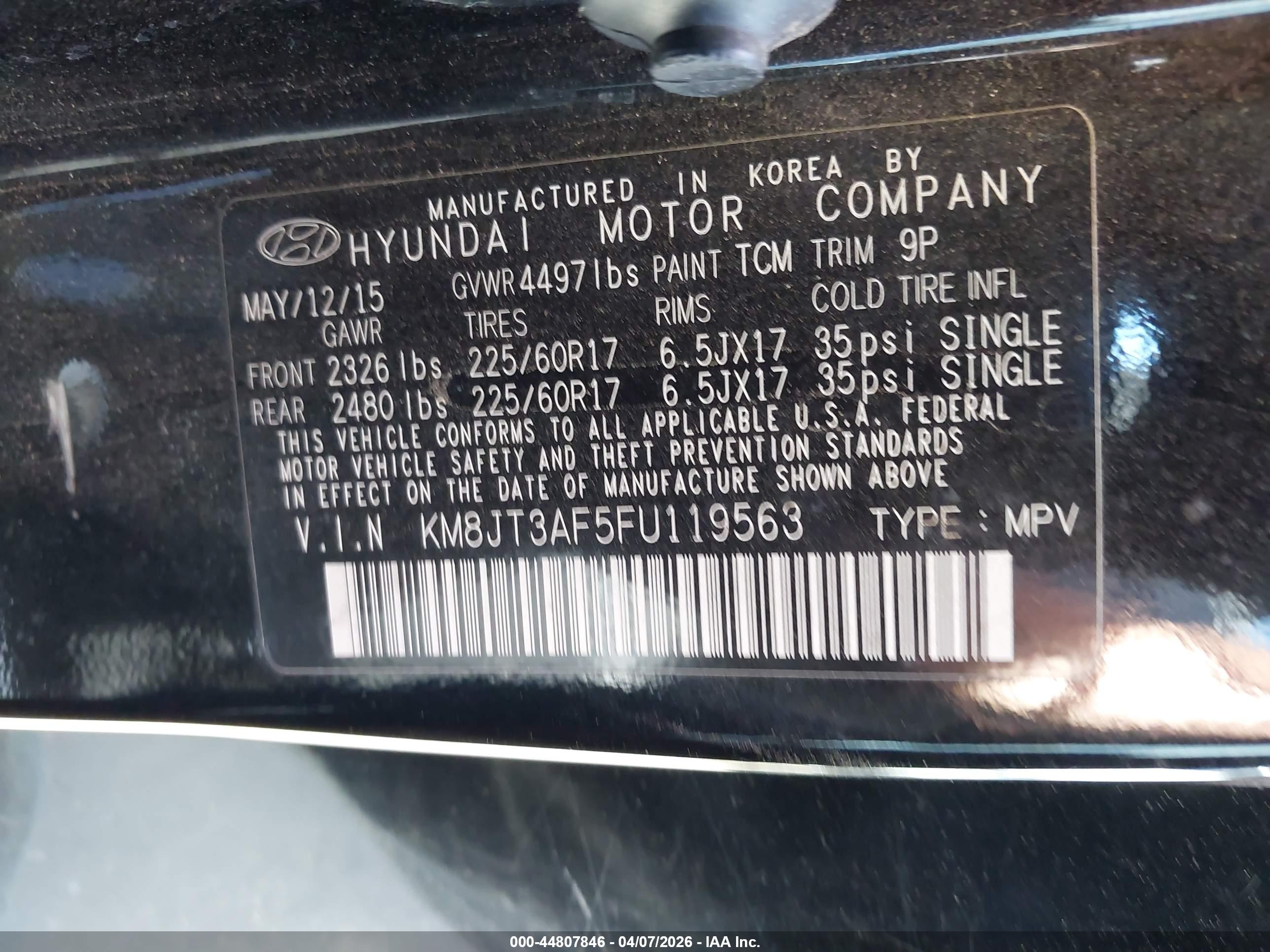 HYUNDAI TUCSON image 9