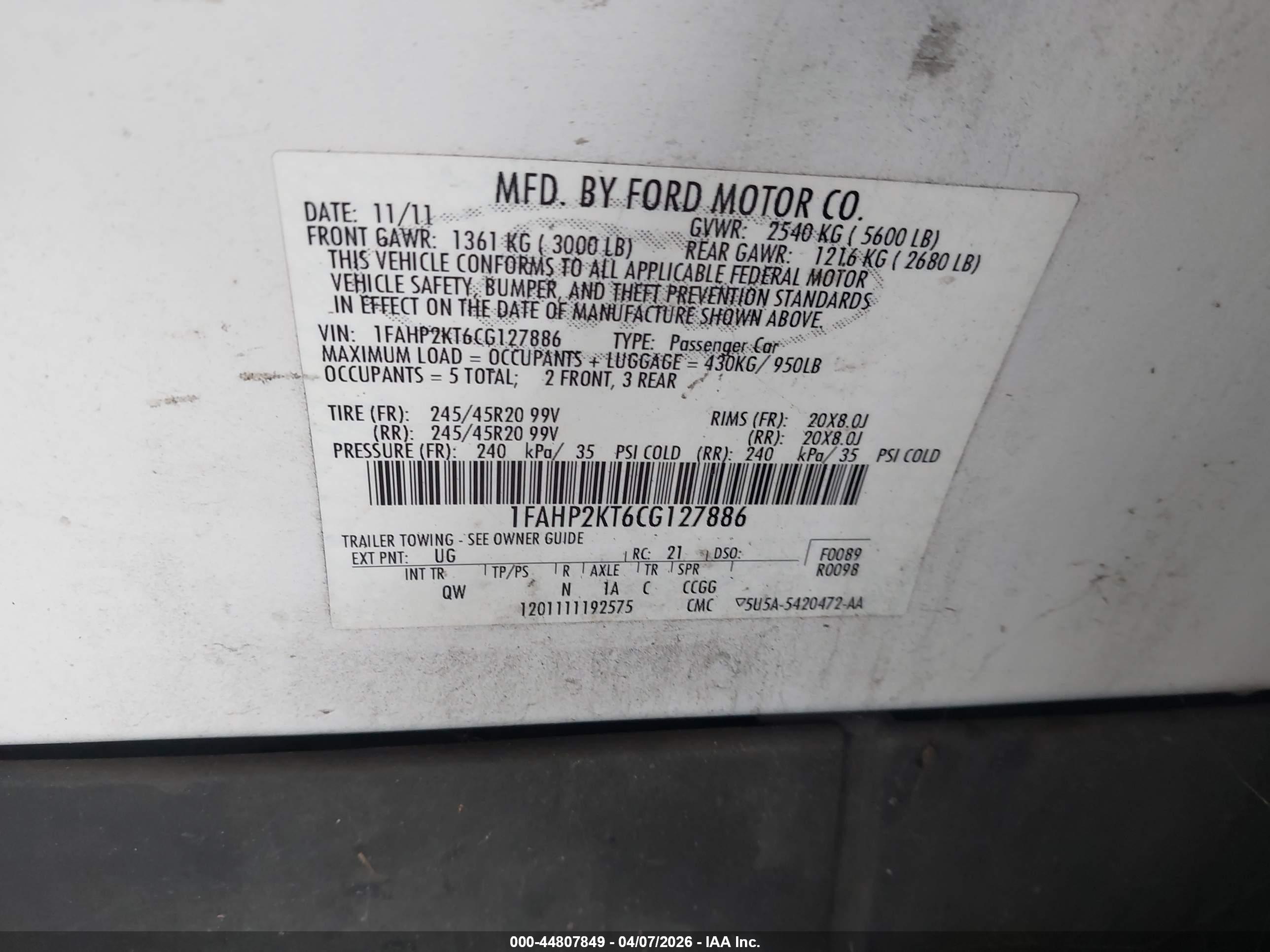 FORD TAURUS image 9
