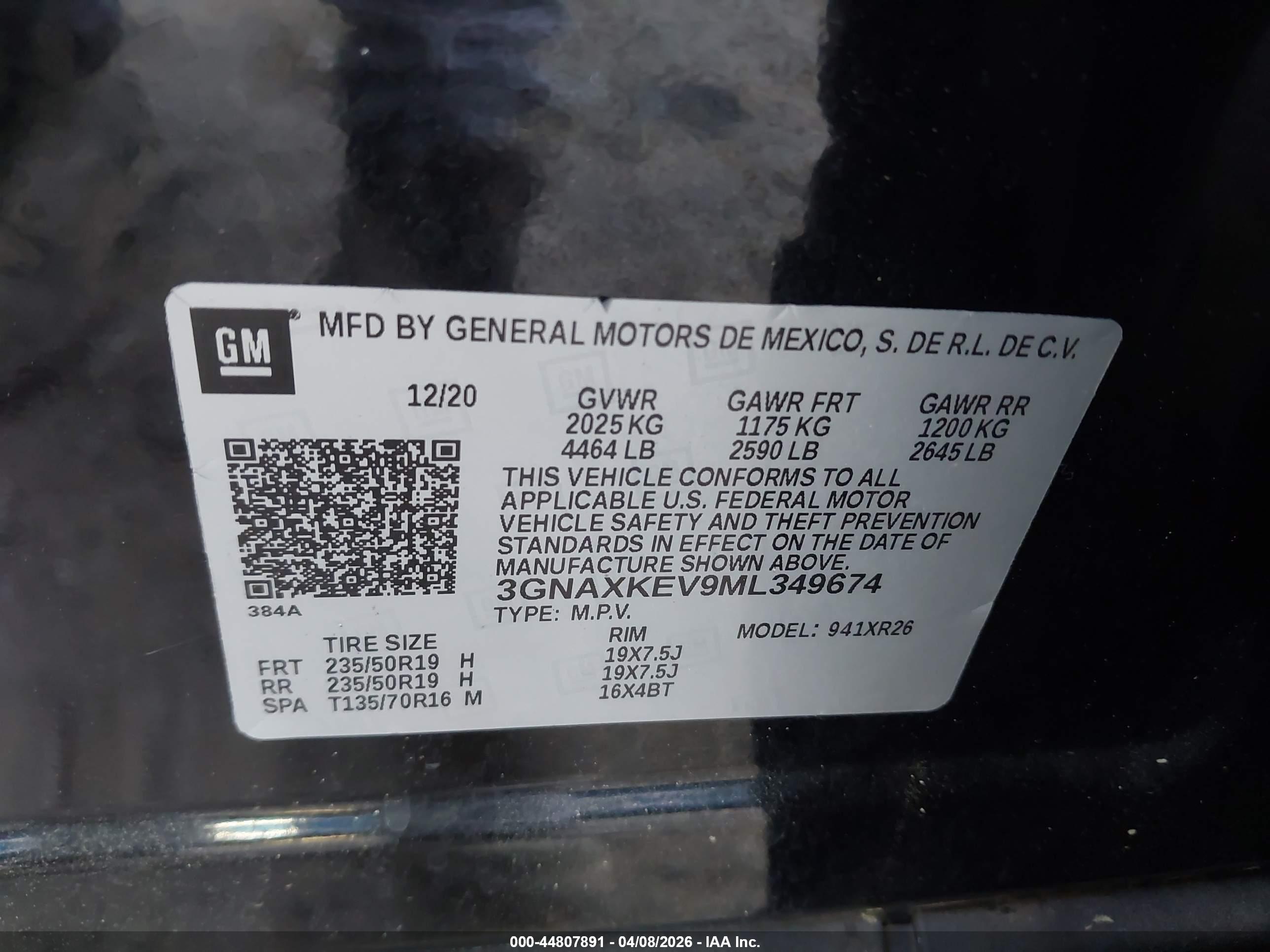 CHEVROLET EQUINOX image 9