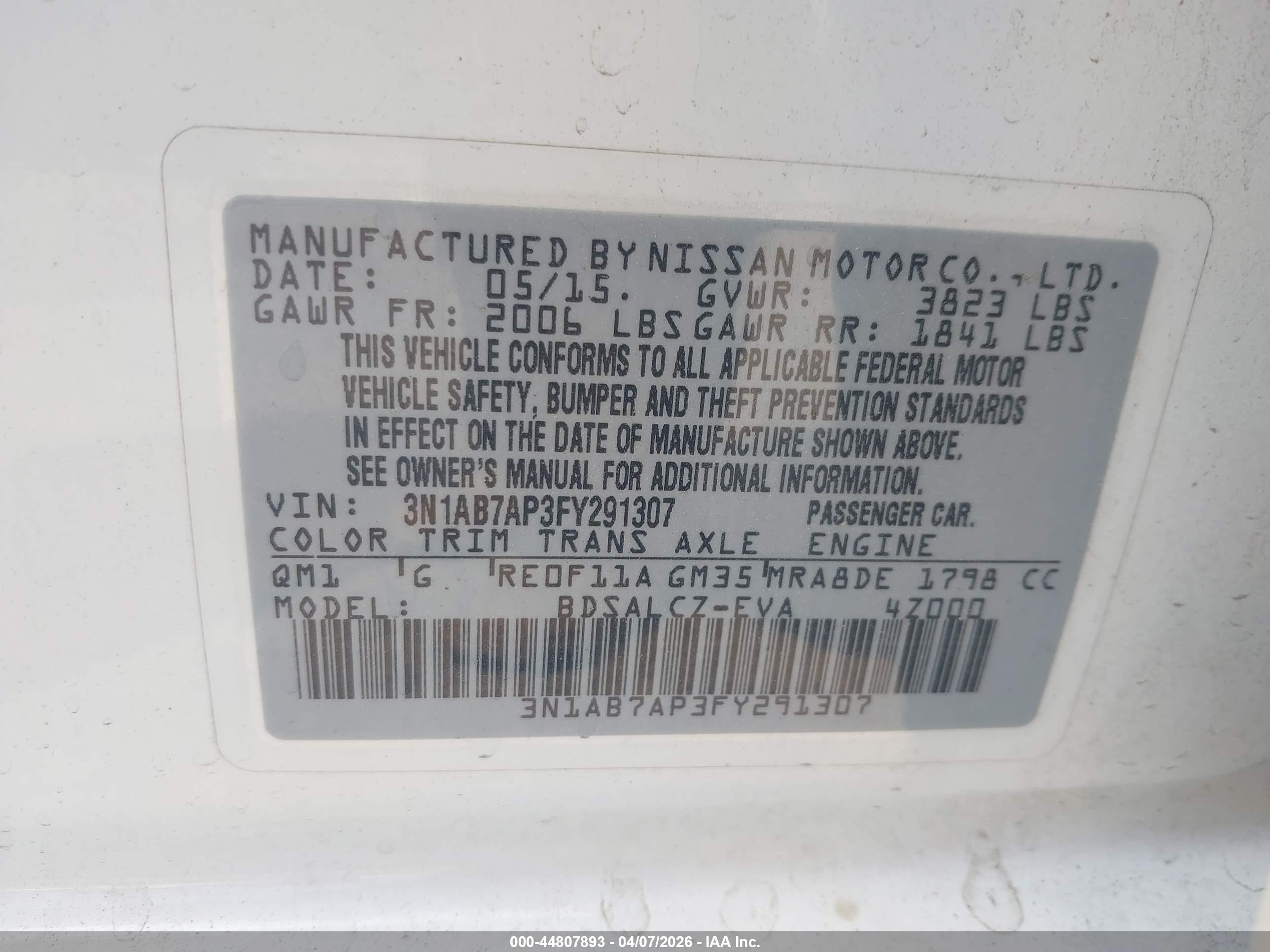 NISSAN SENTRA image 9