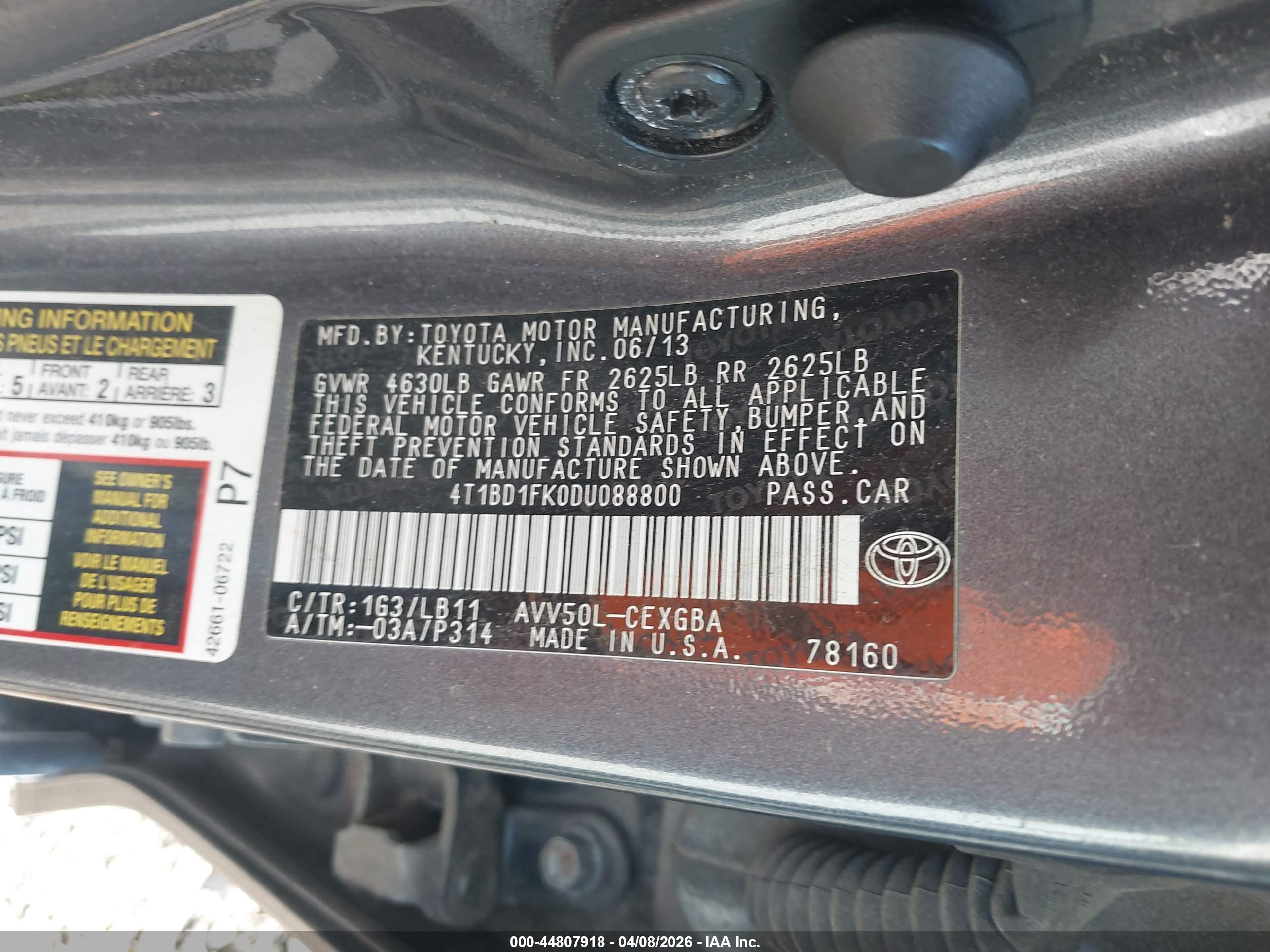 TOYOTA CAMRY image 9