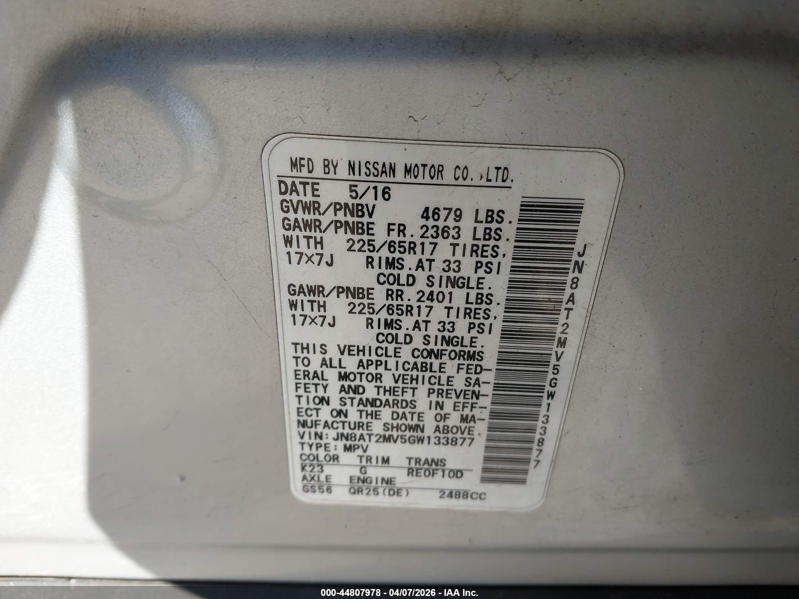 NISSAN ROGUE image 9