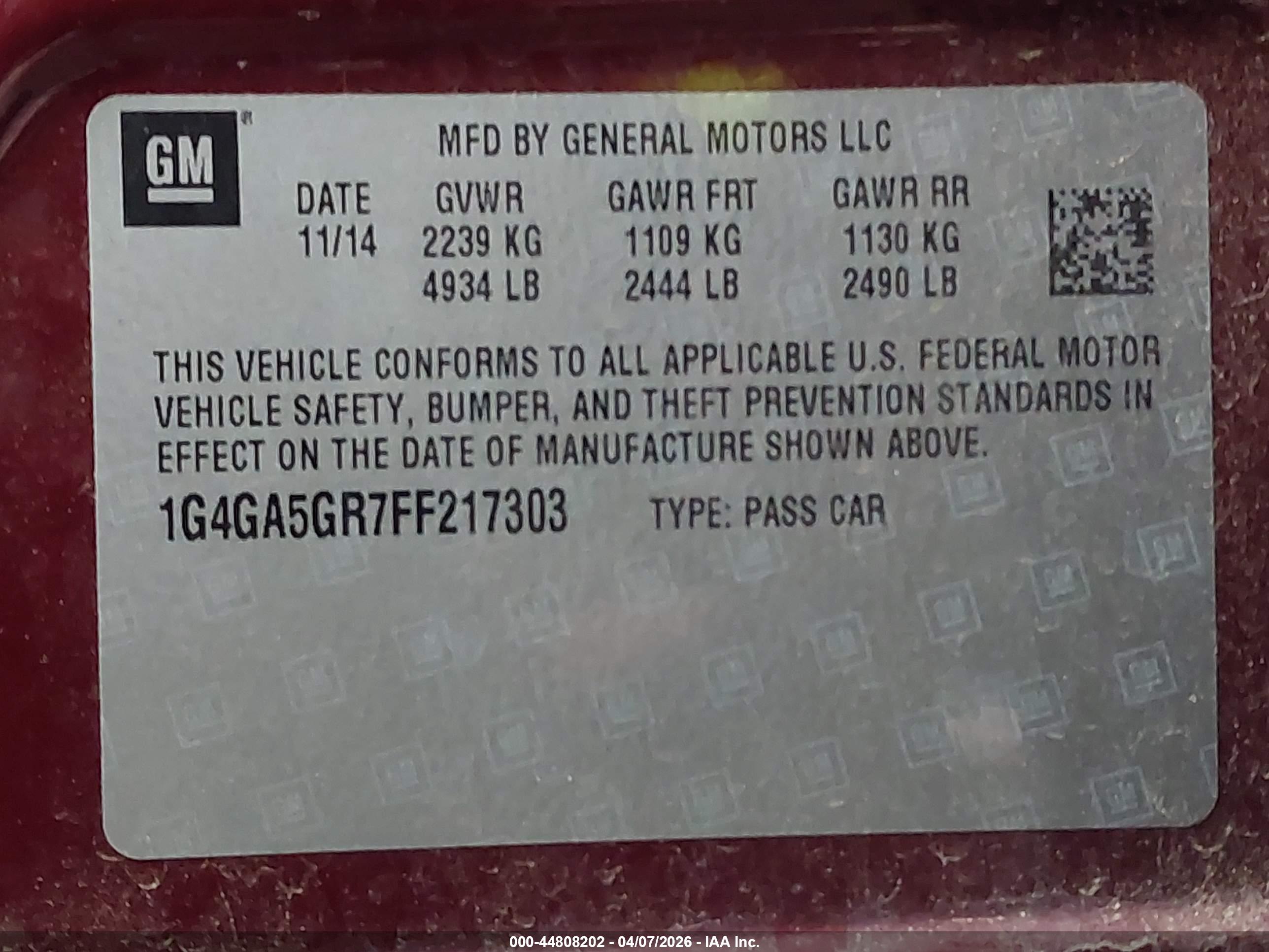 BUICK LACROSSE image 9