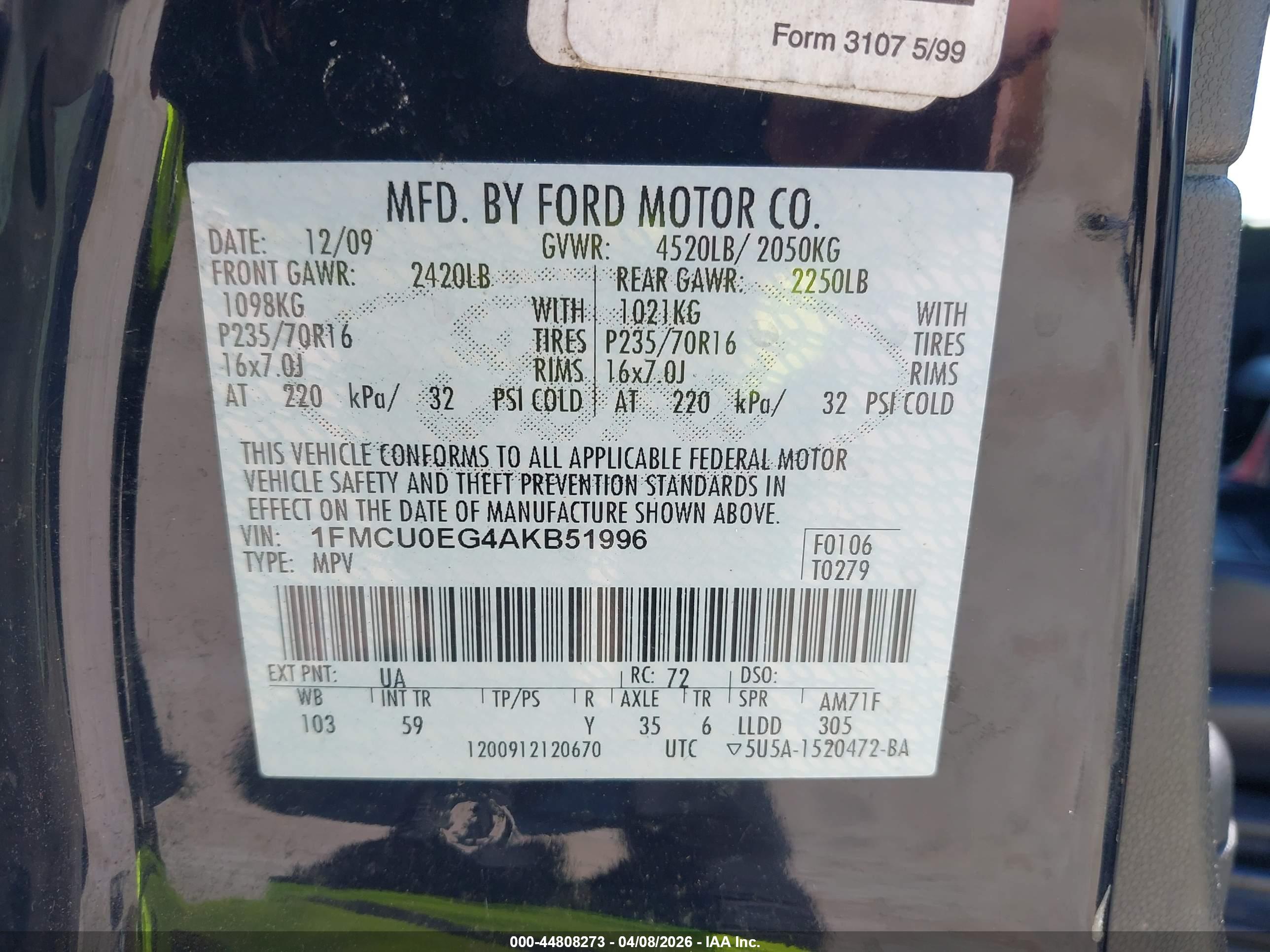 FORD ESCAPE image 9
