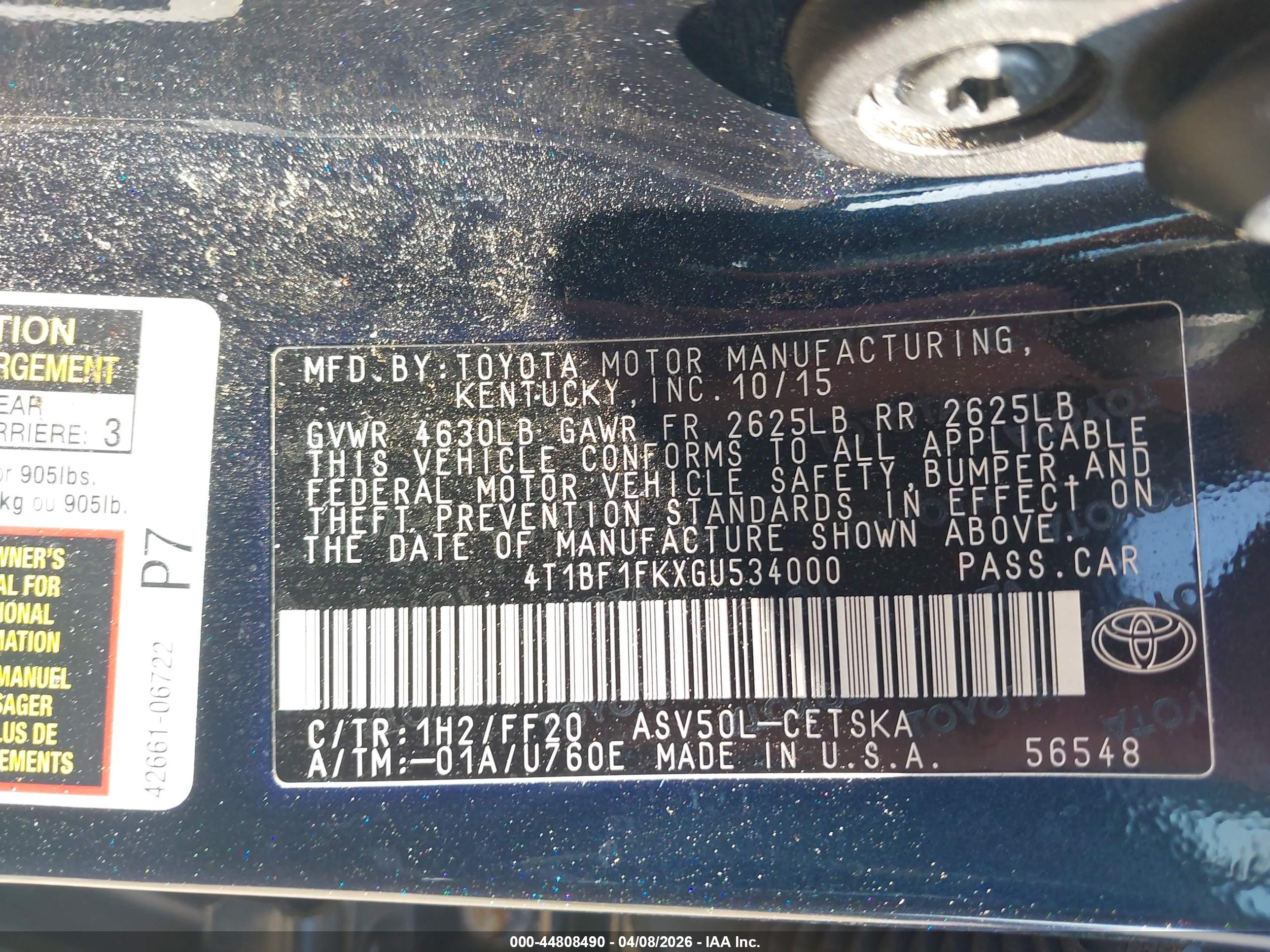 TOYOTA CAMRY image 9