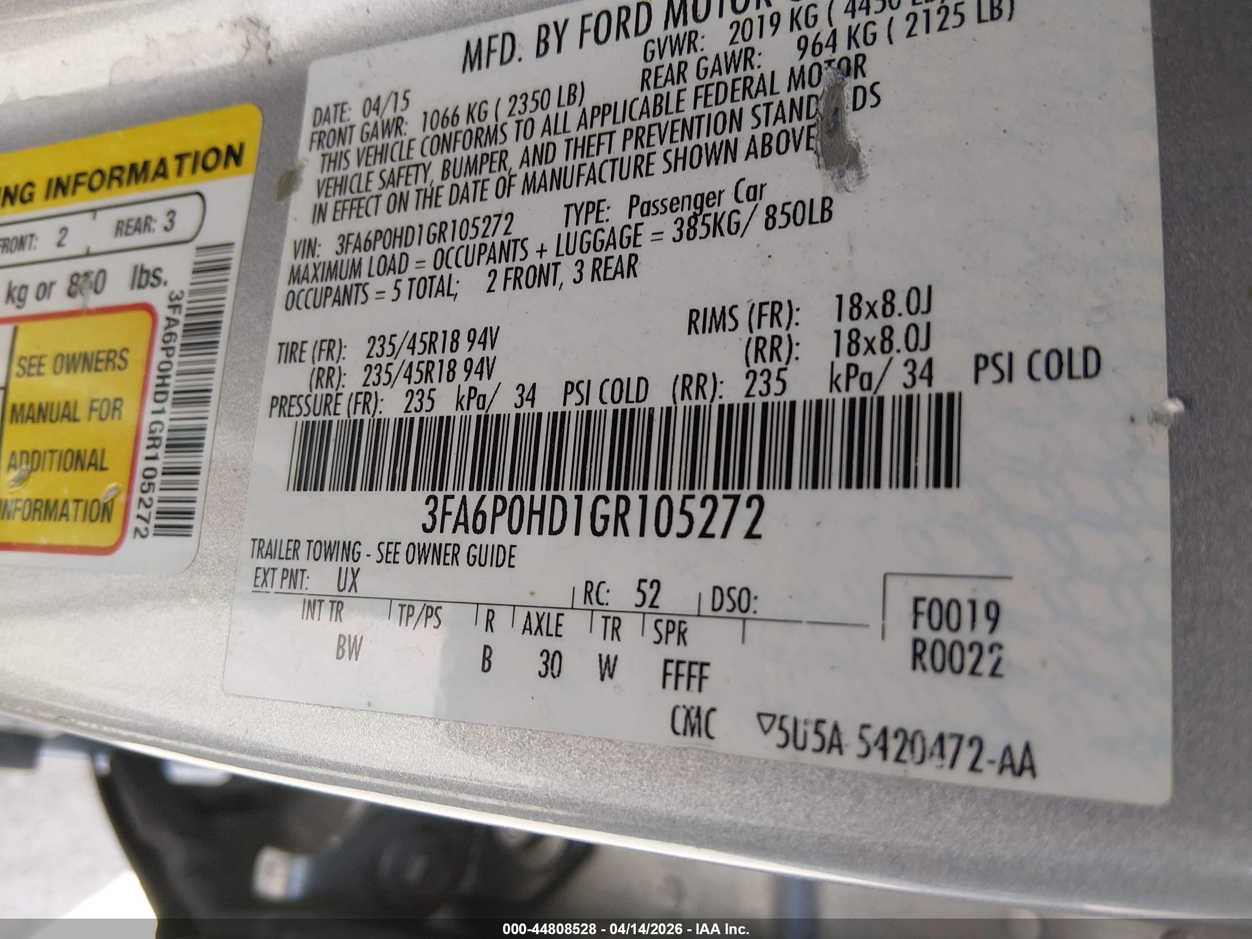 FORD FUSION image 9