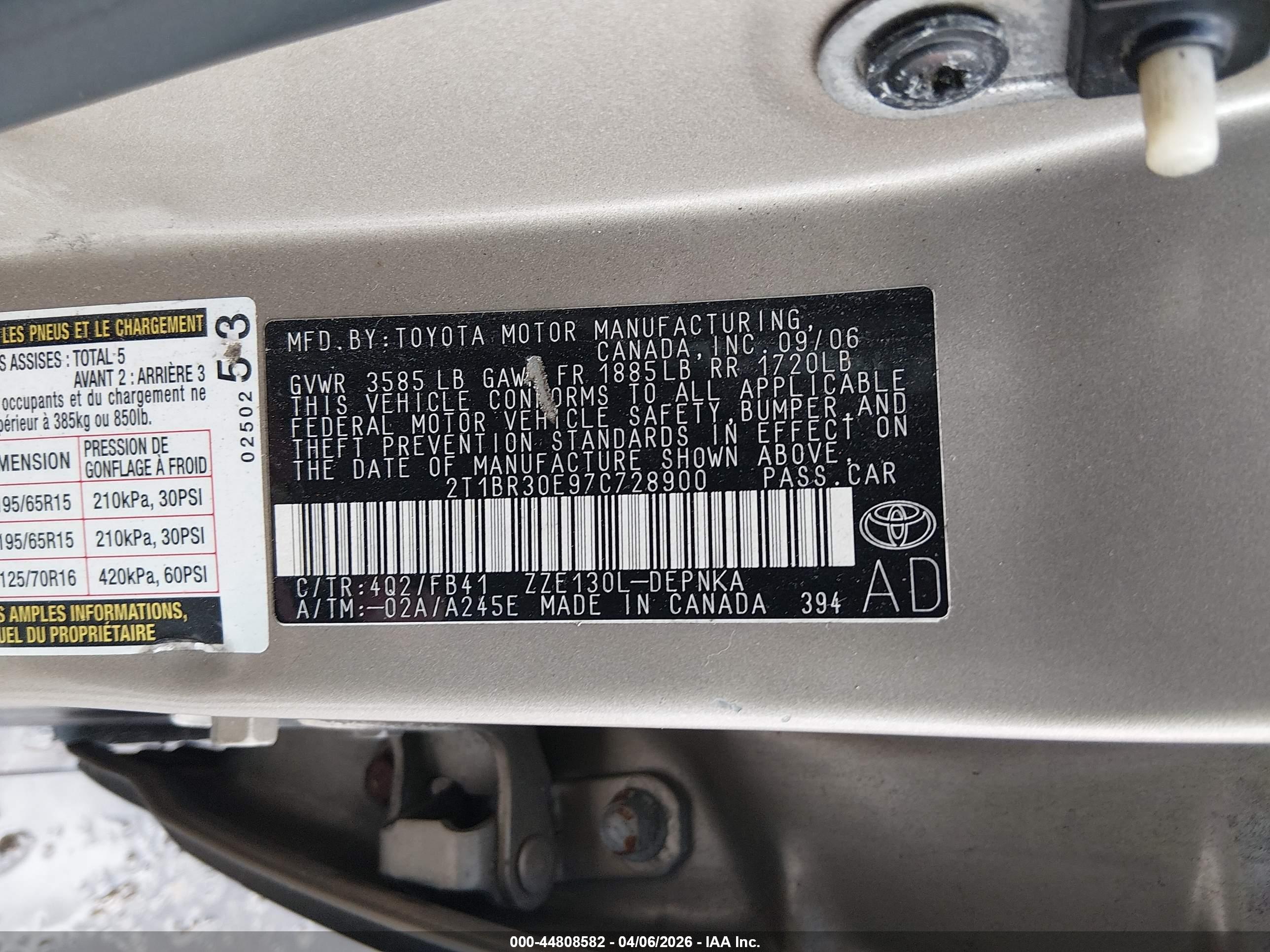 TOYOTA COROLLA image 9
