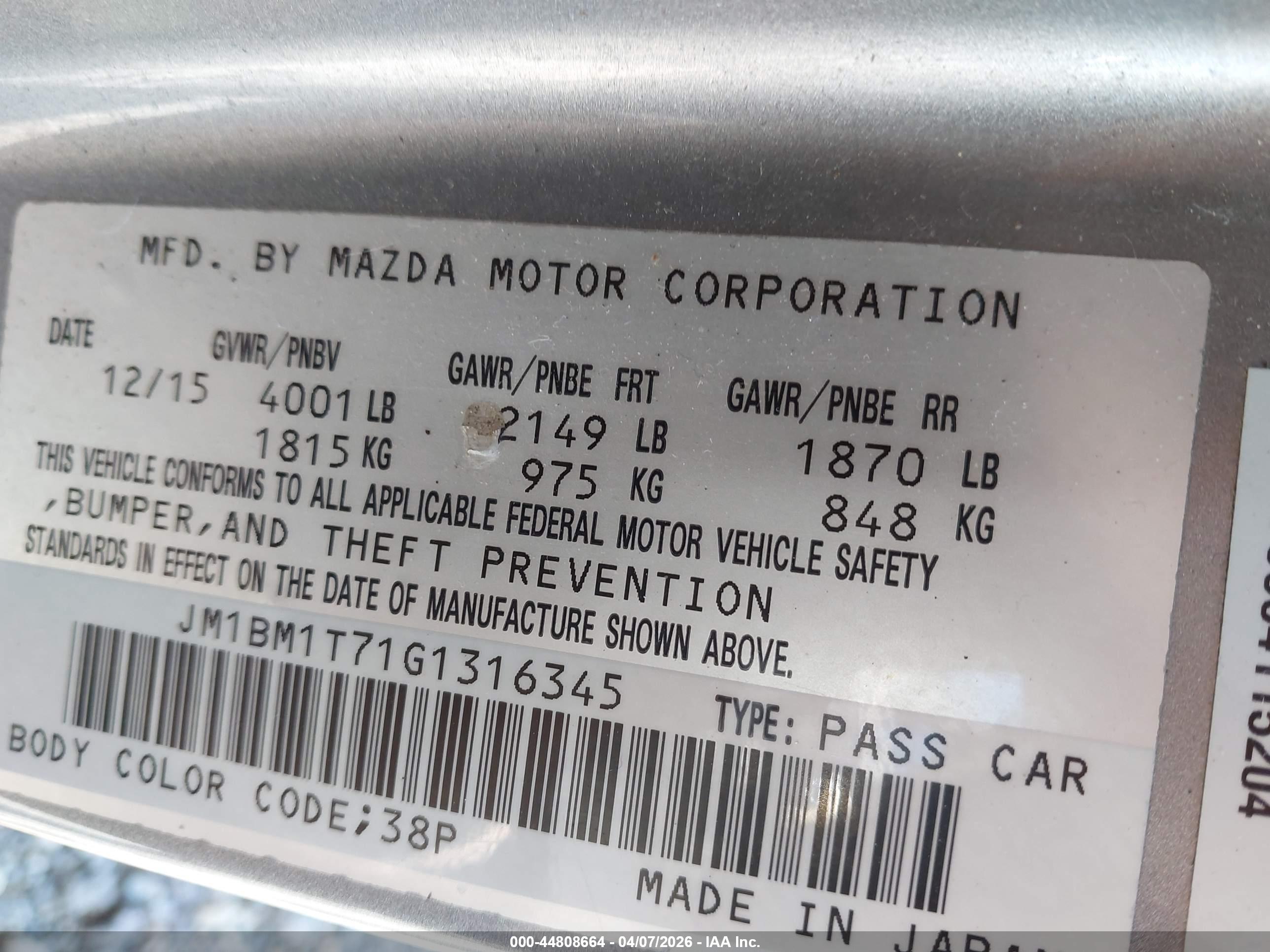 MAZDA MAZDA3 image 9