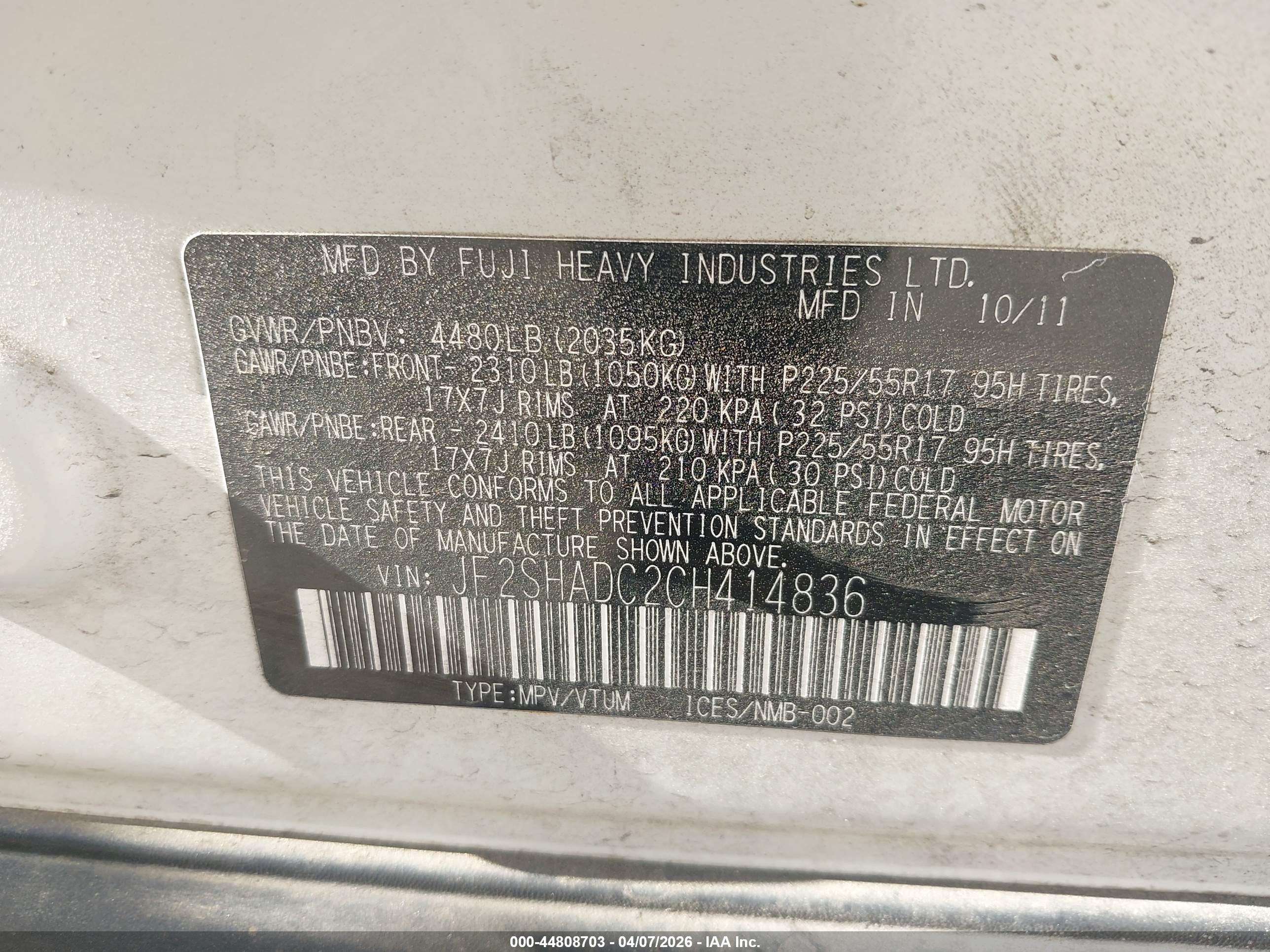 SUBARU FORESTER image 9