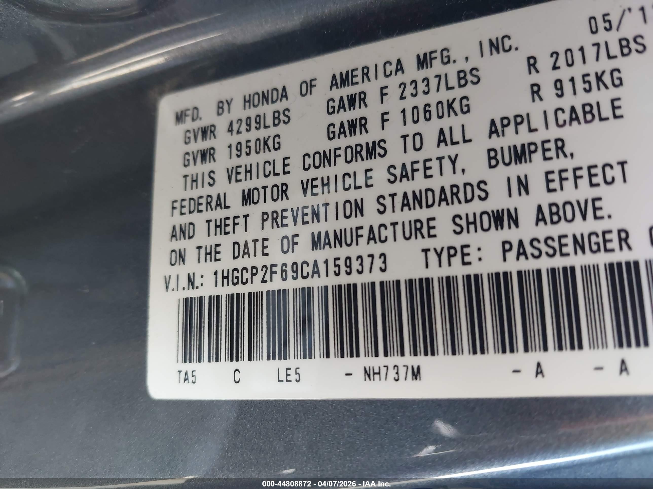 HONDA ACCORD image 9