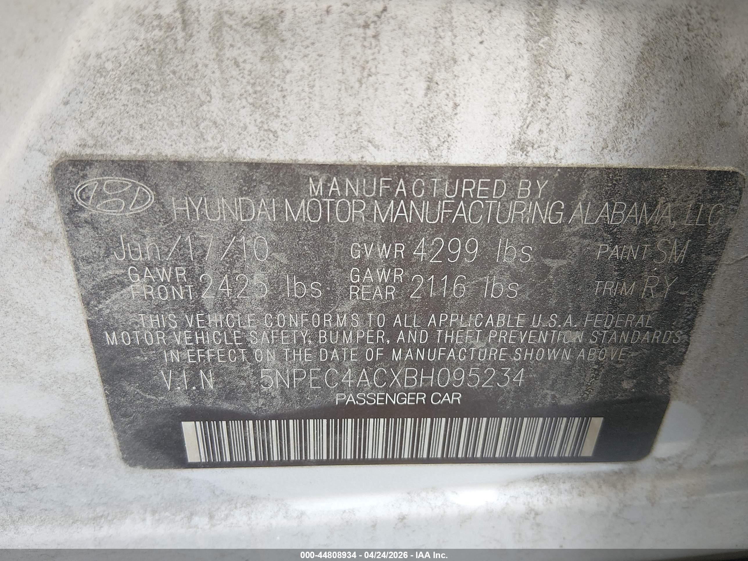 HYUNDAI SONATA image 9