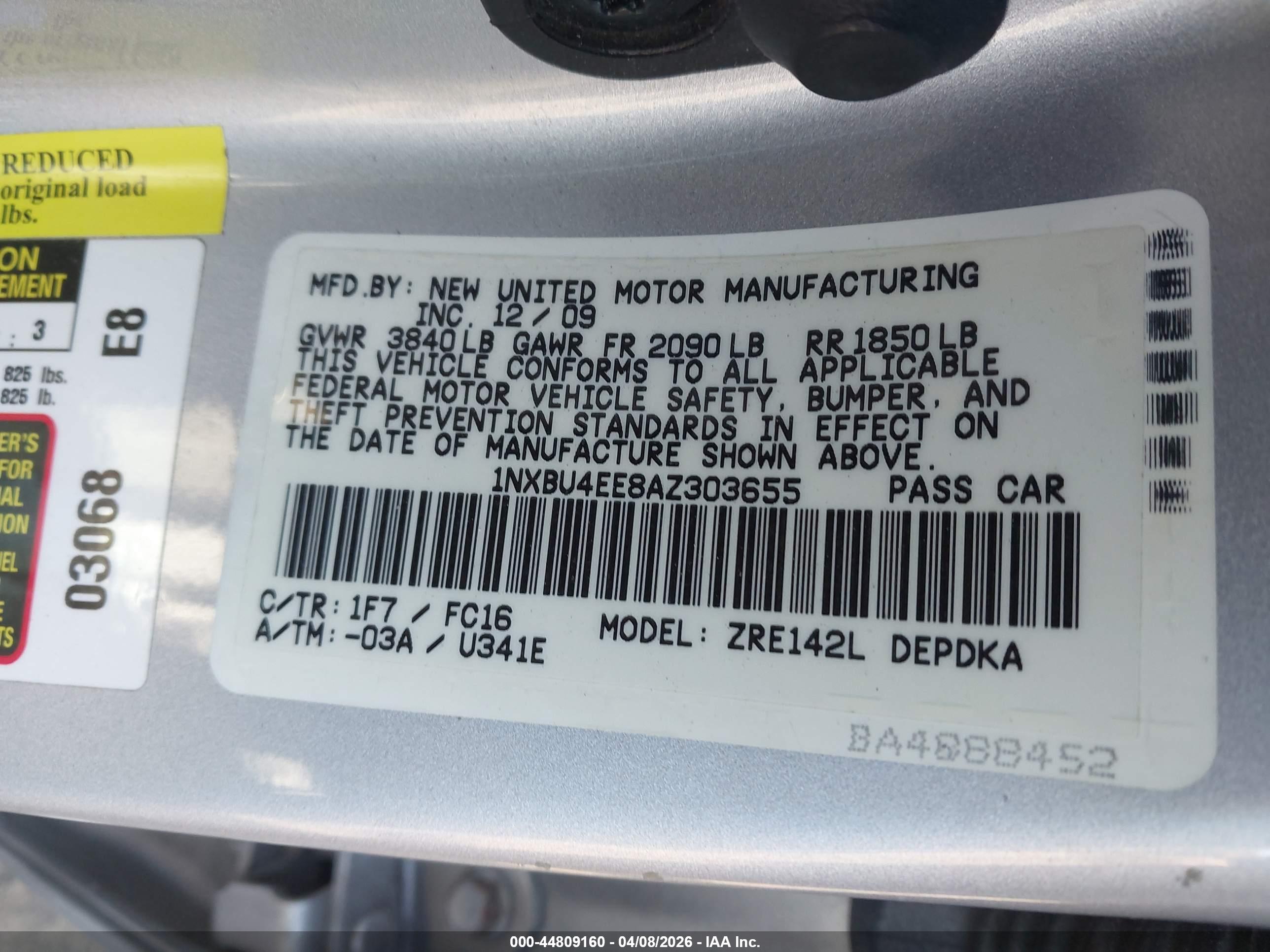 TOYOTA COROLLA image 9