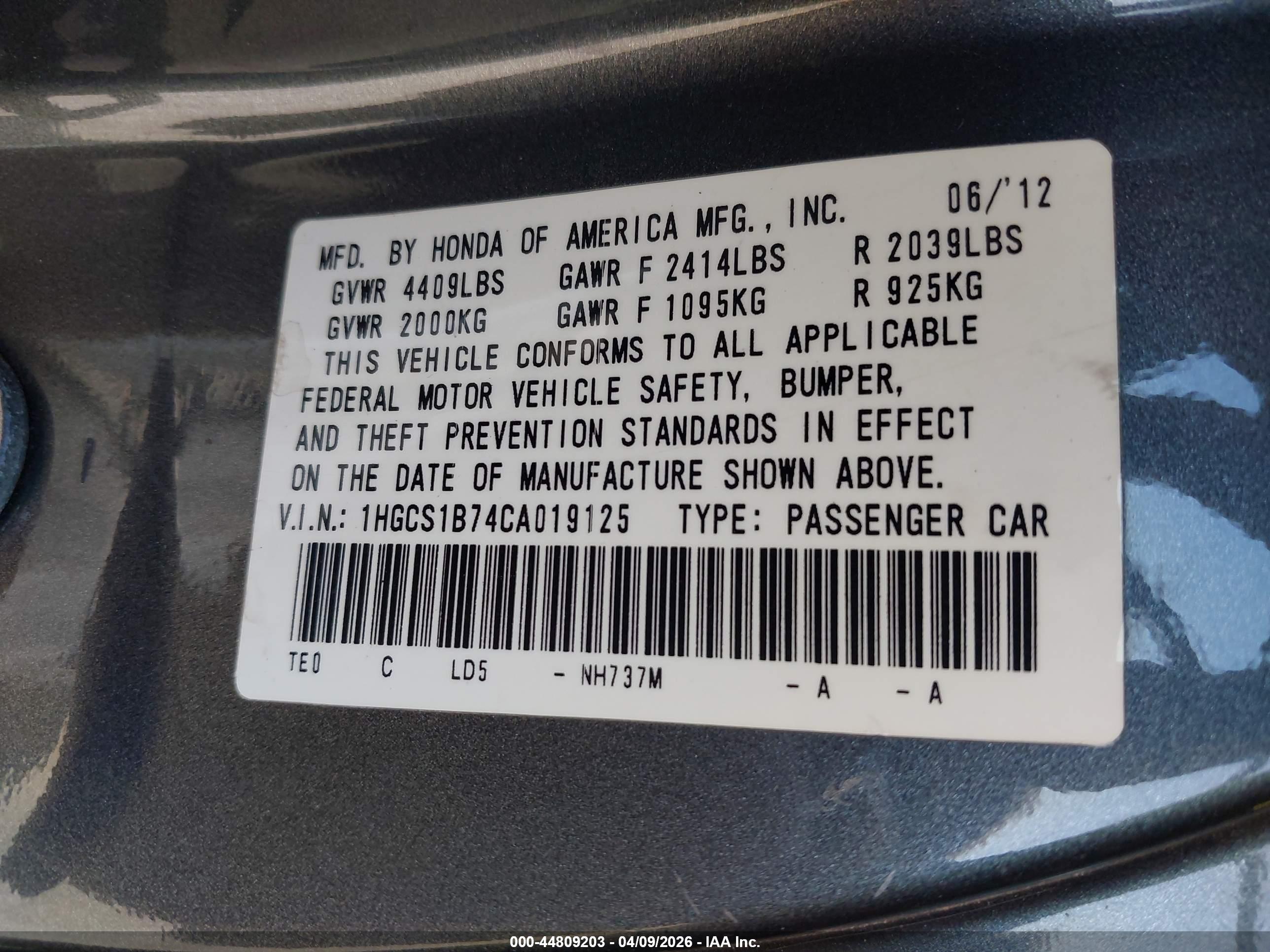 HONDA ACCORD image 9