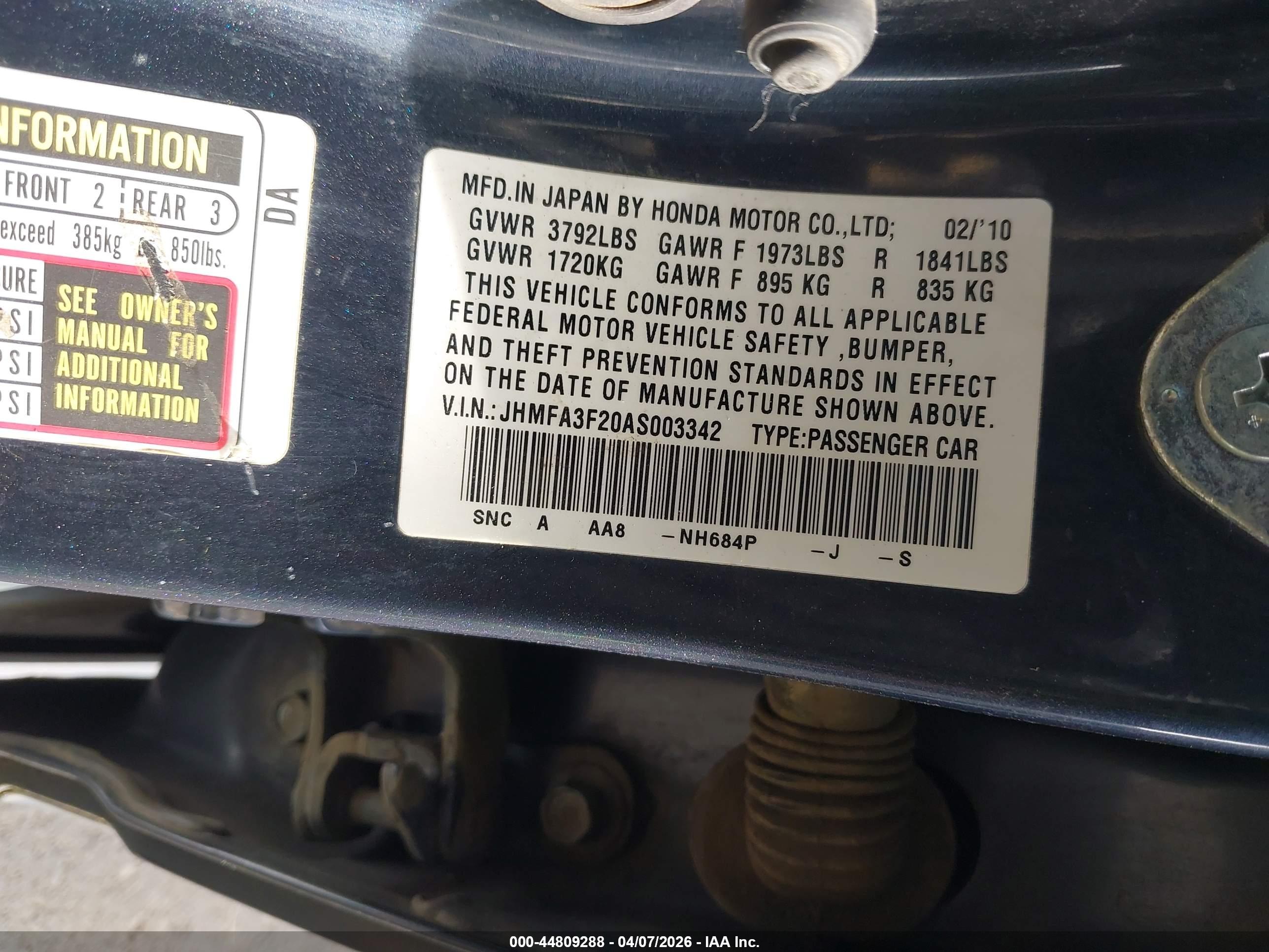 HONDA CIVIC image 9