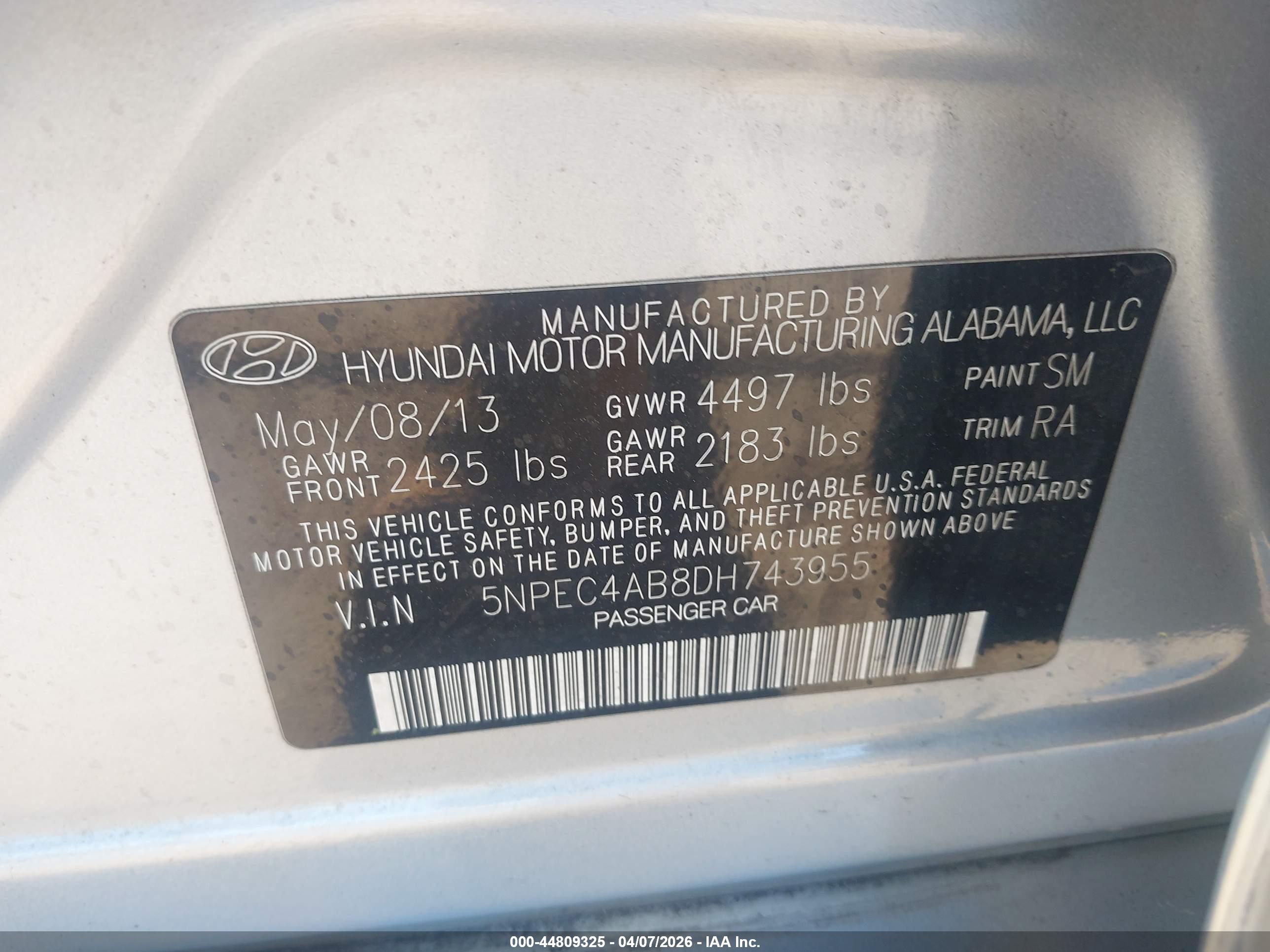 HYUNDAI SONATA image 9