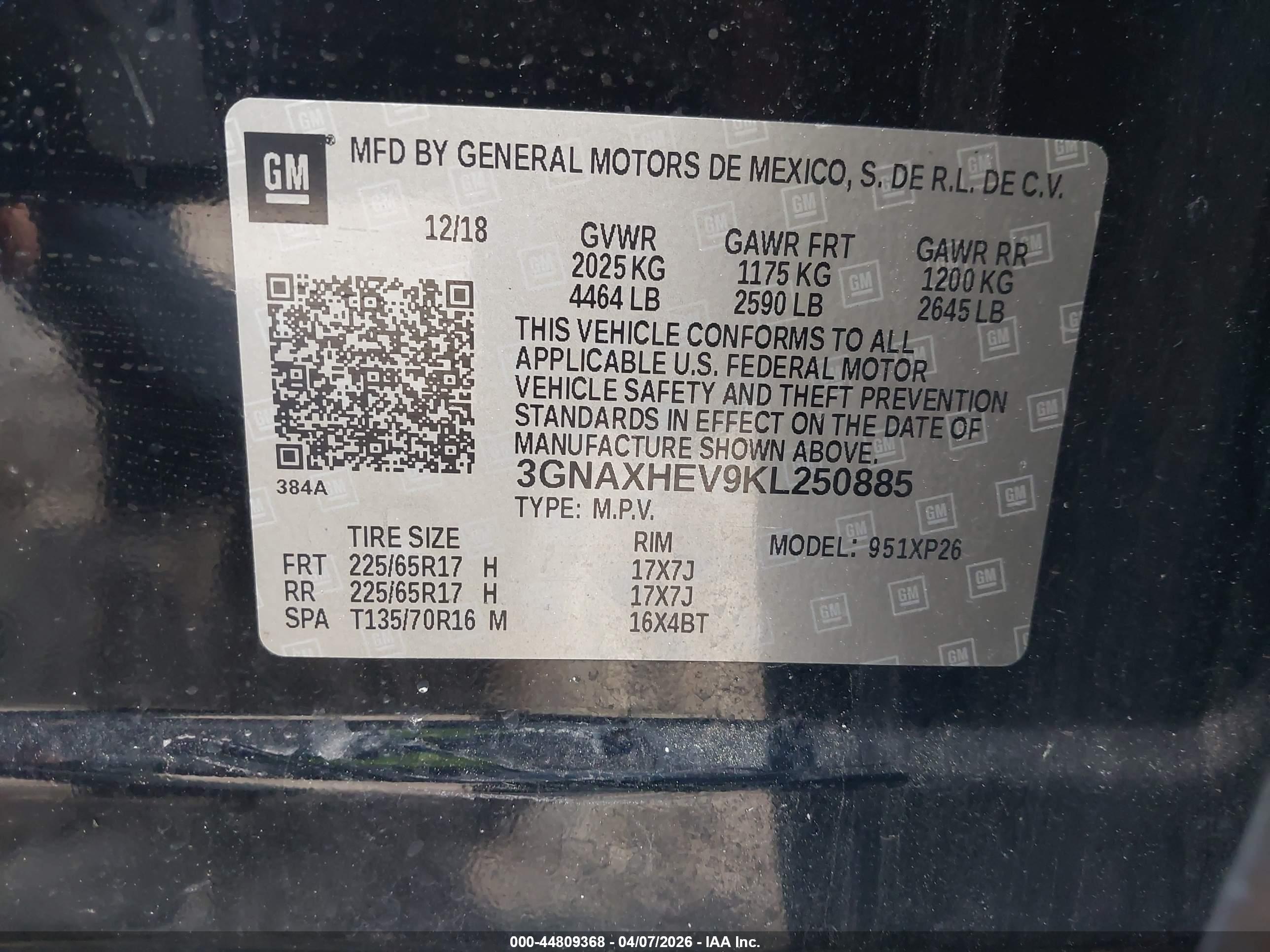 CHEVROLET EQUINOX image 9