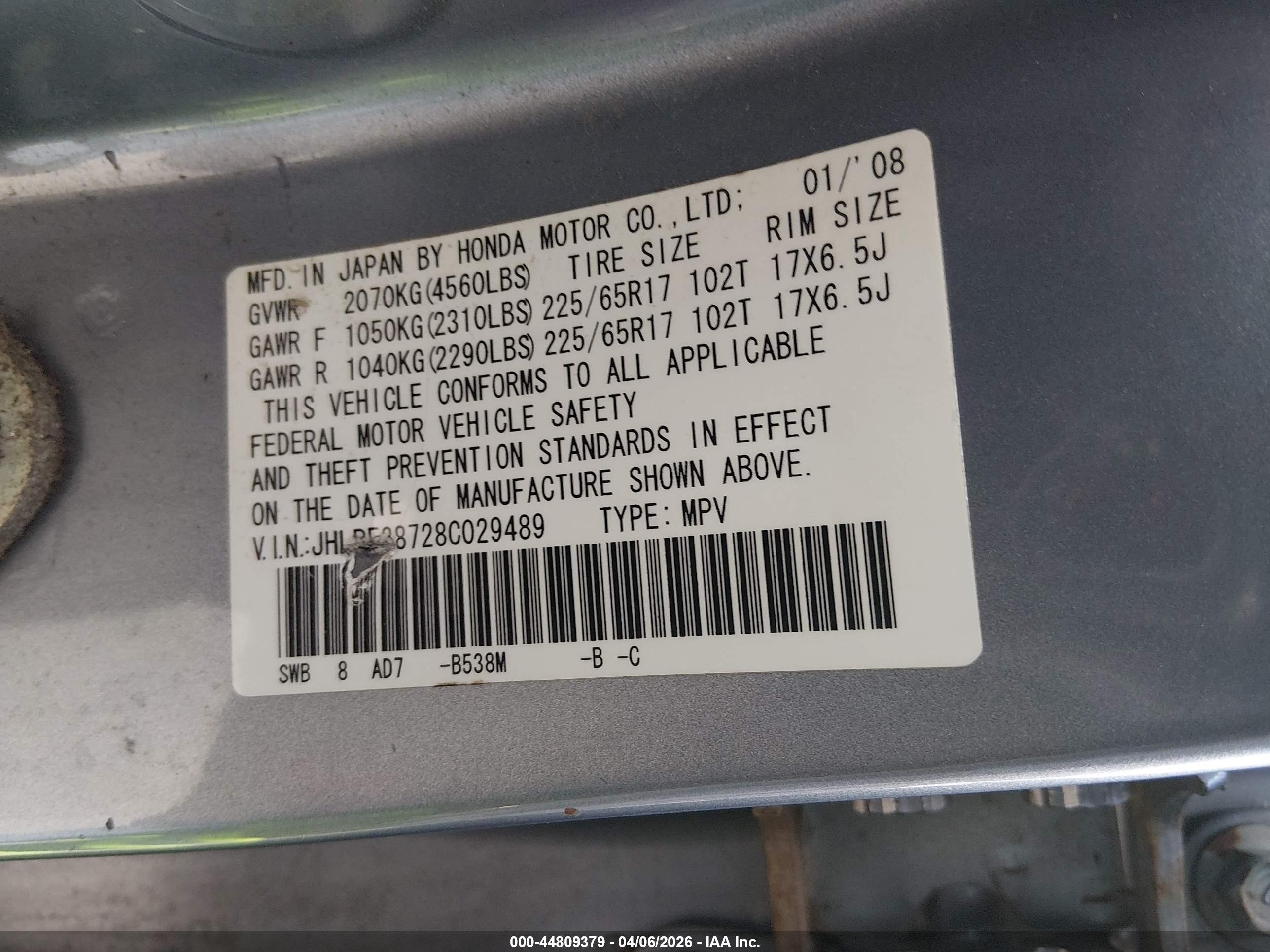 HONDA CR-V image 9