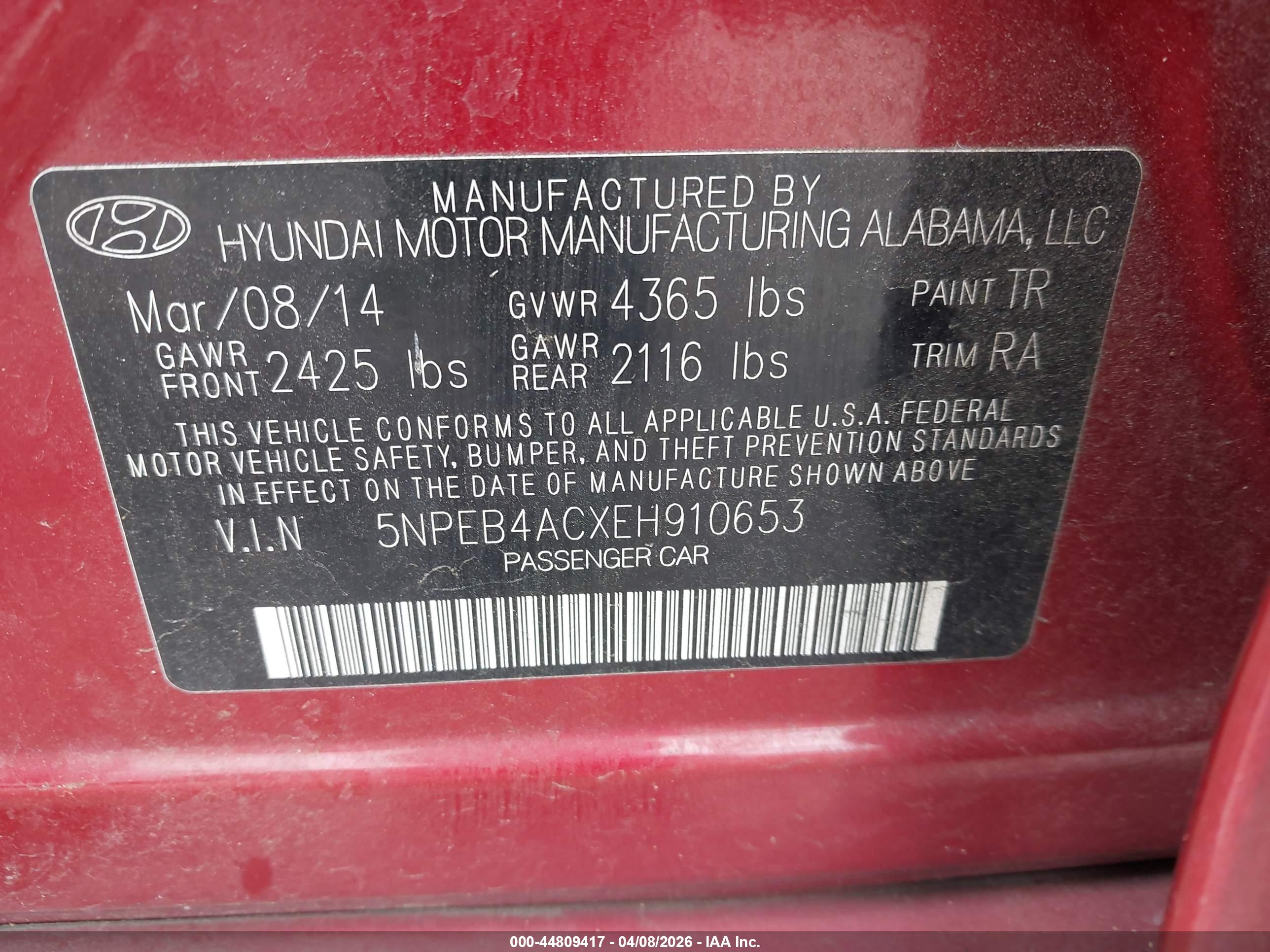 HYUNDAI SONATA image 9