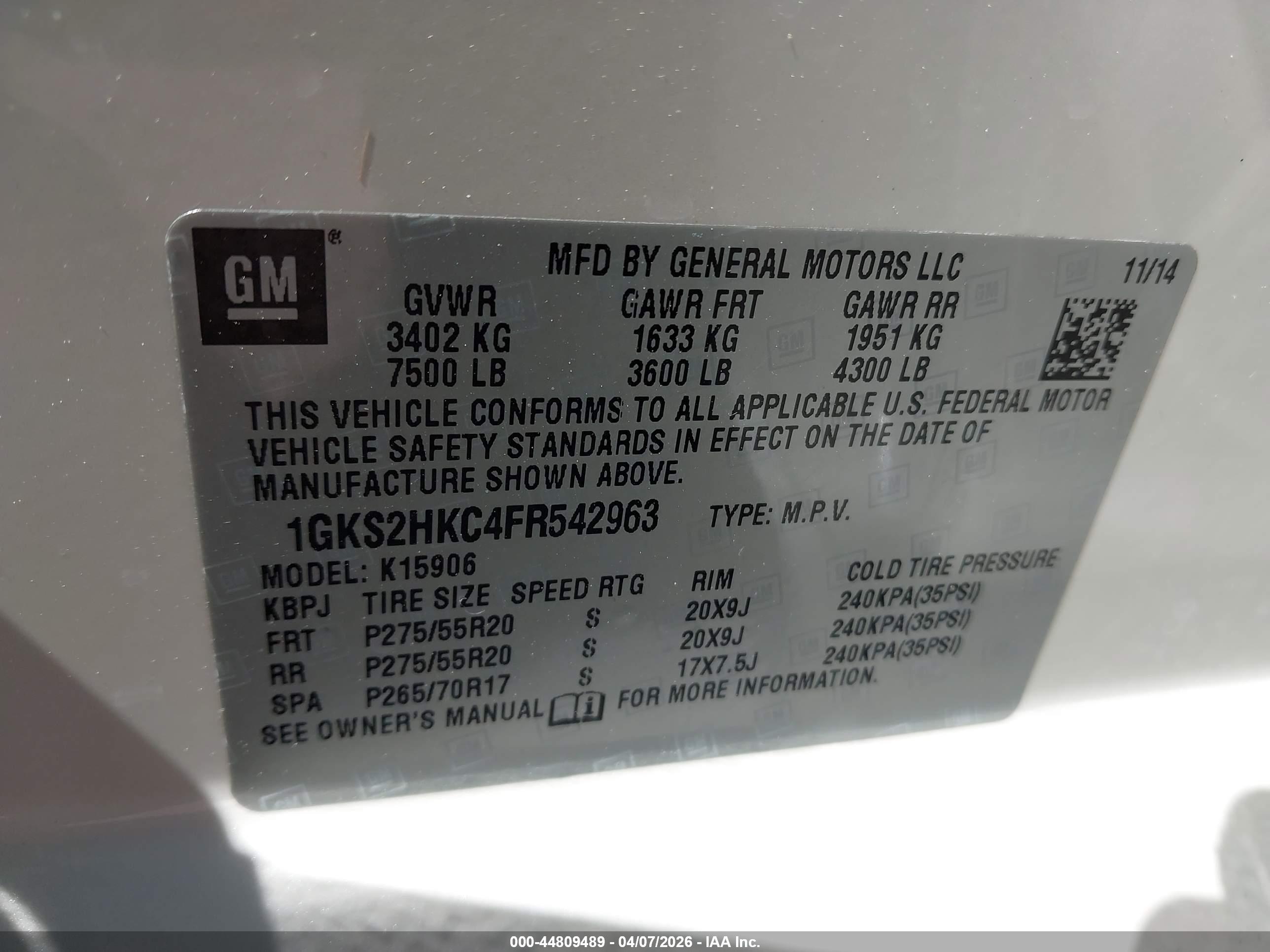 GMC YUKON image 9