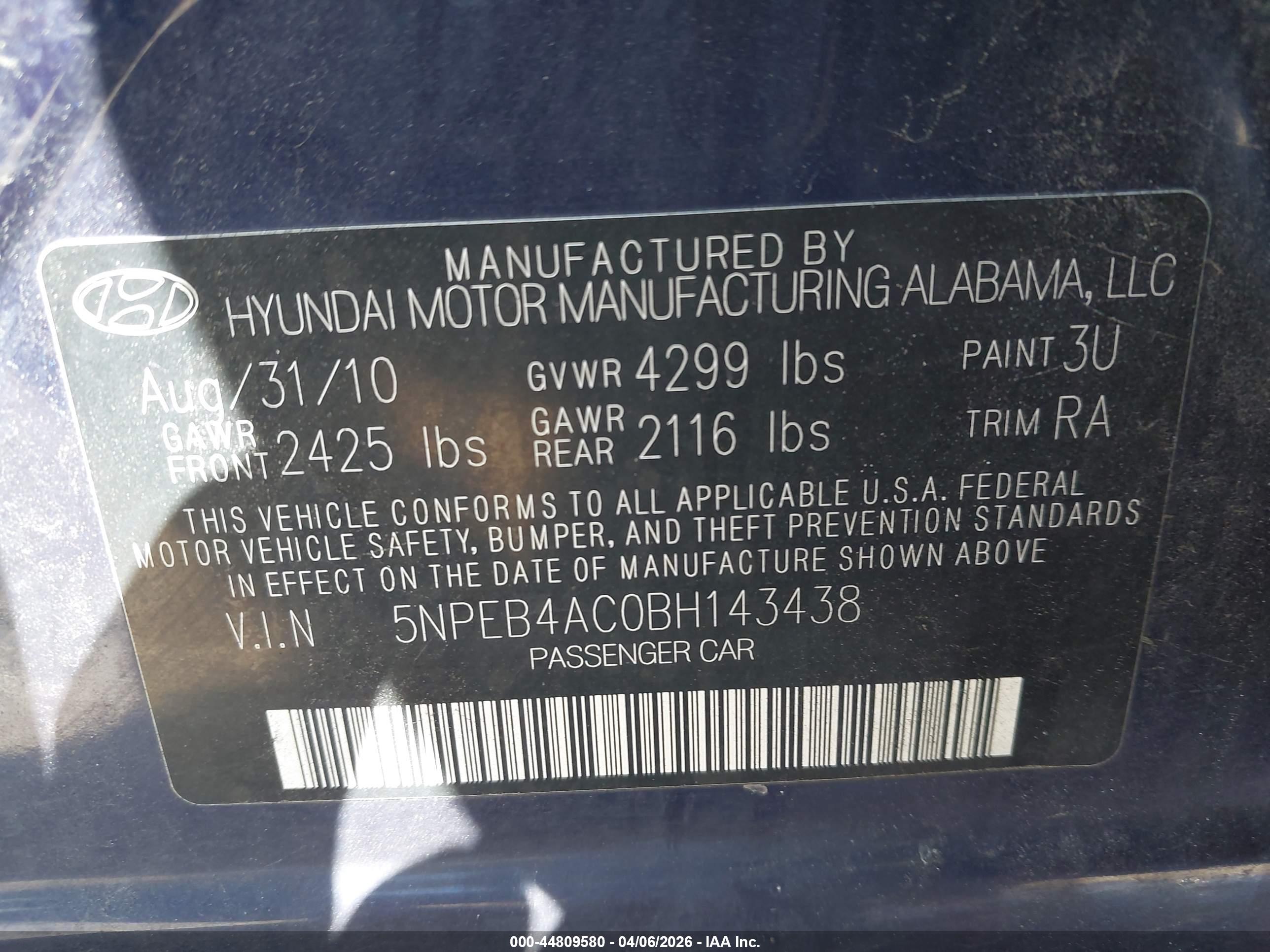 HYUNDAI SONATA image 9