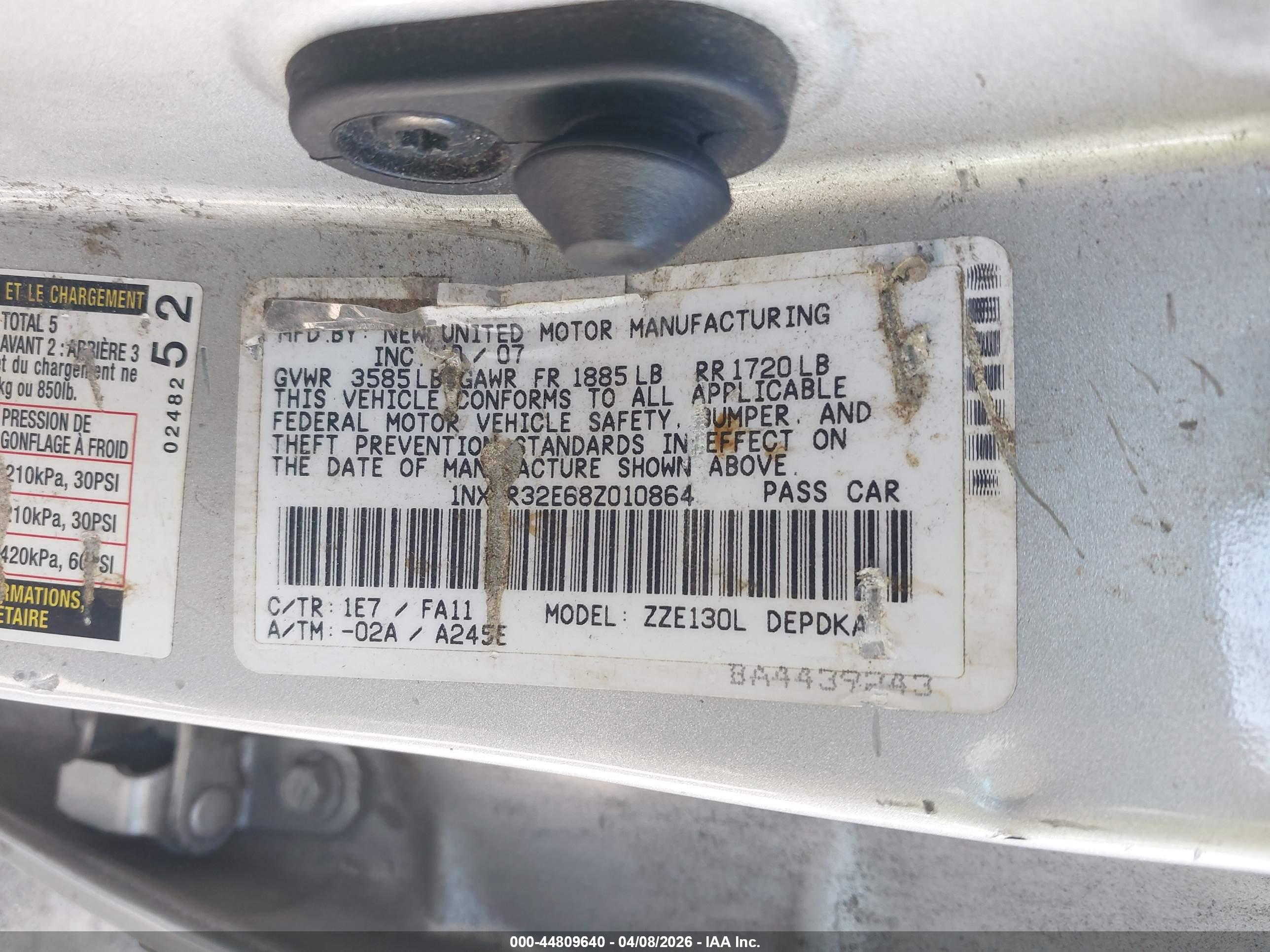 TOYOTA COROLLA image 9