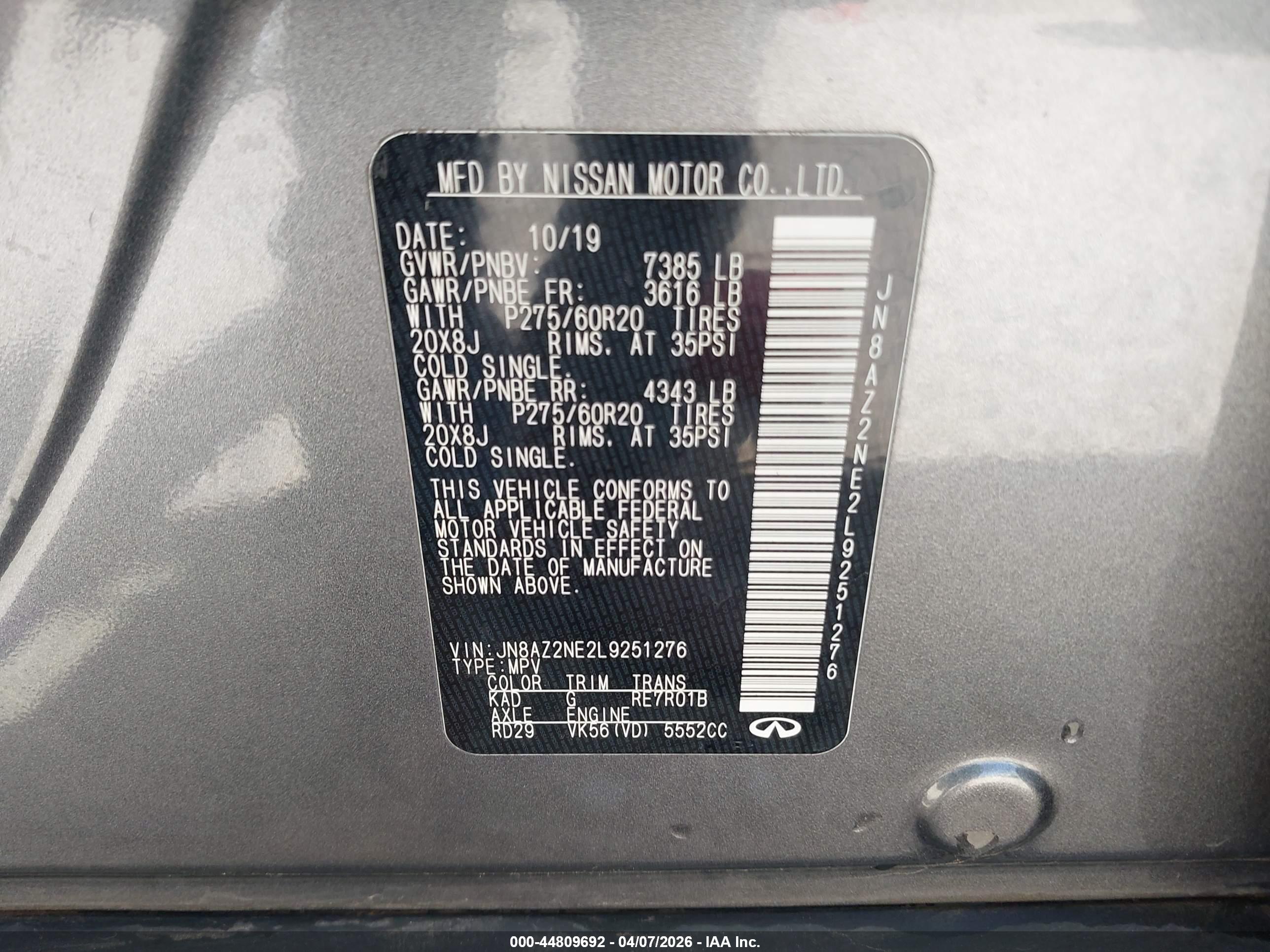 INFINITI QX80 image 9