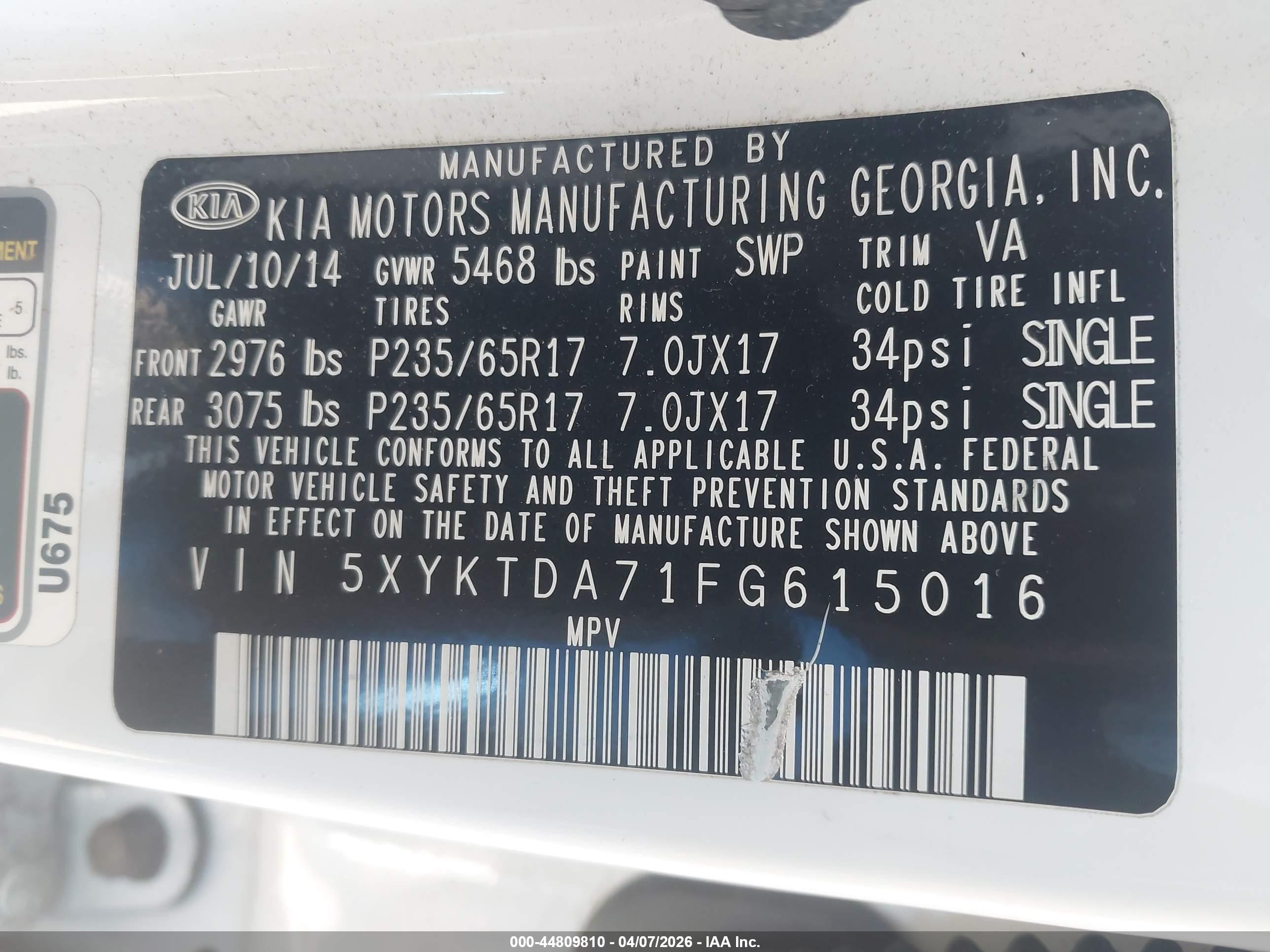 KIA SORENTO image 9