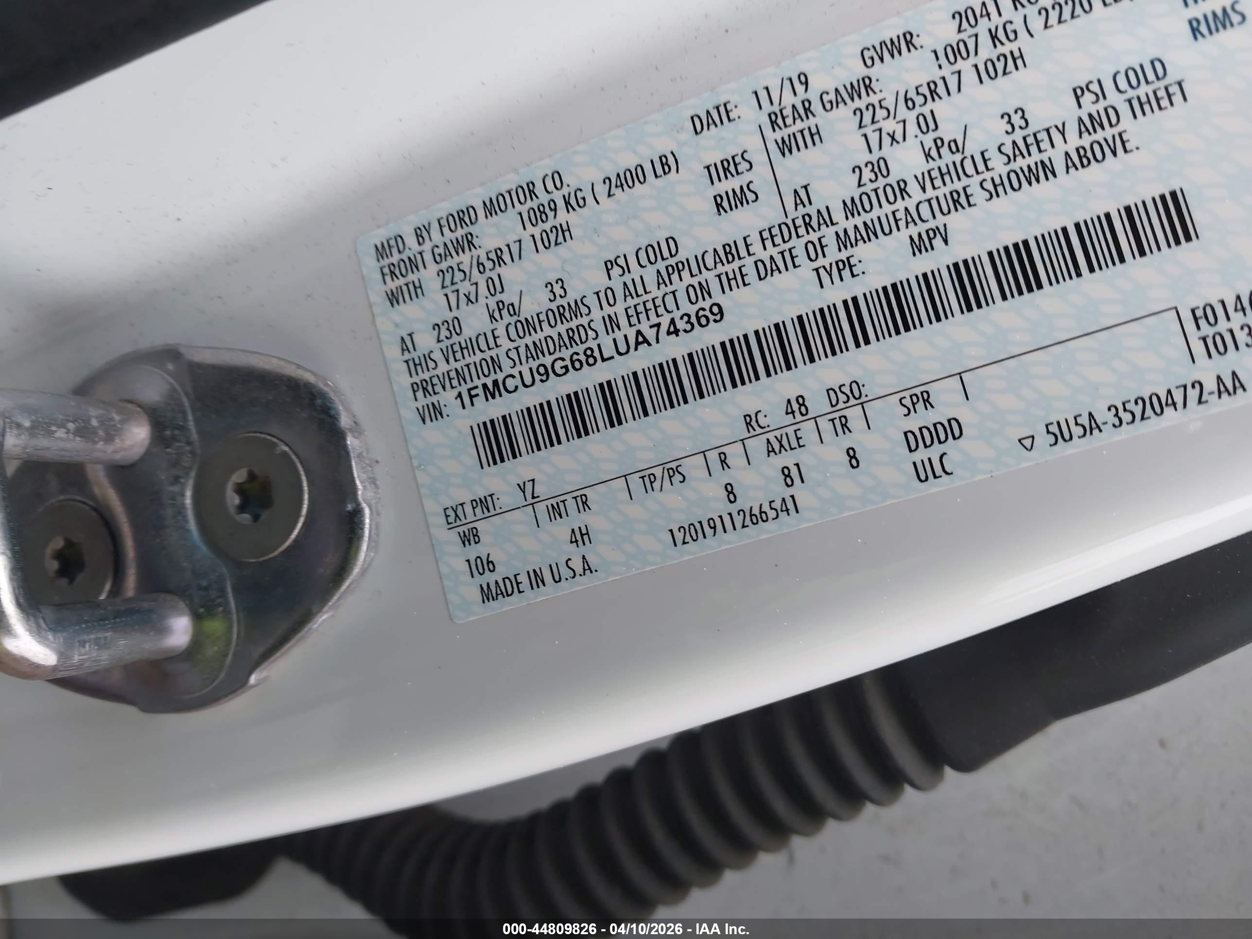 FORD ESCAPE image 9