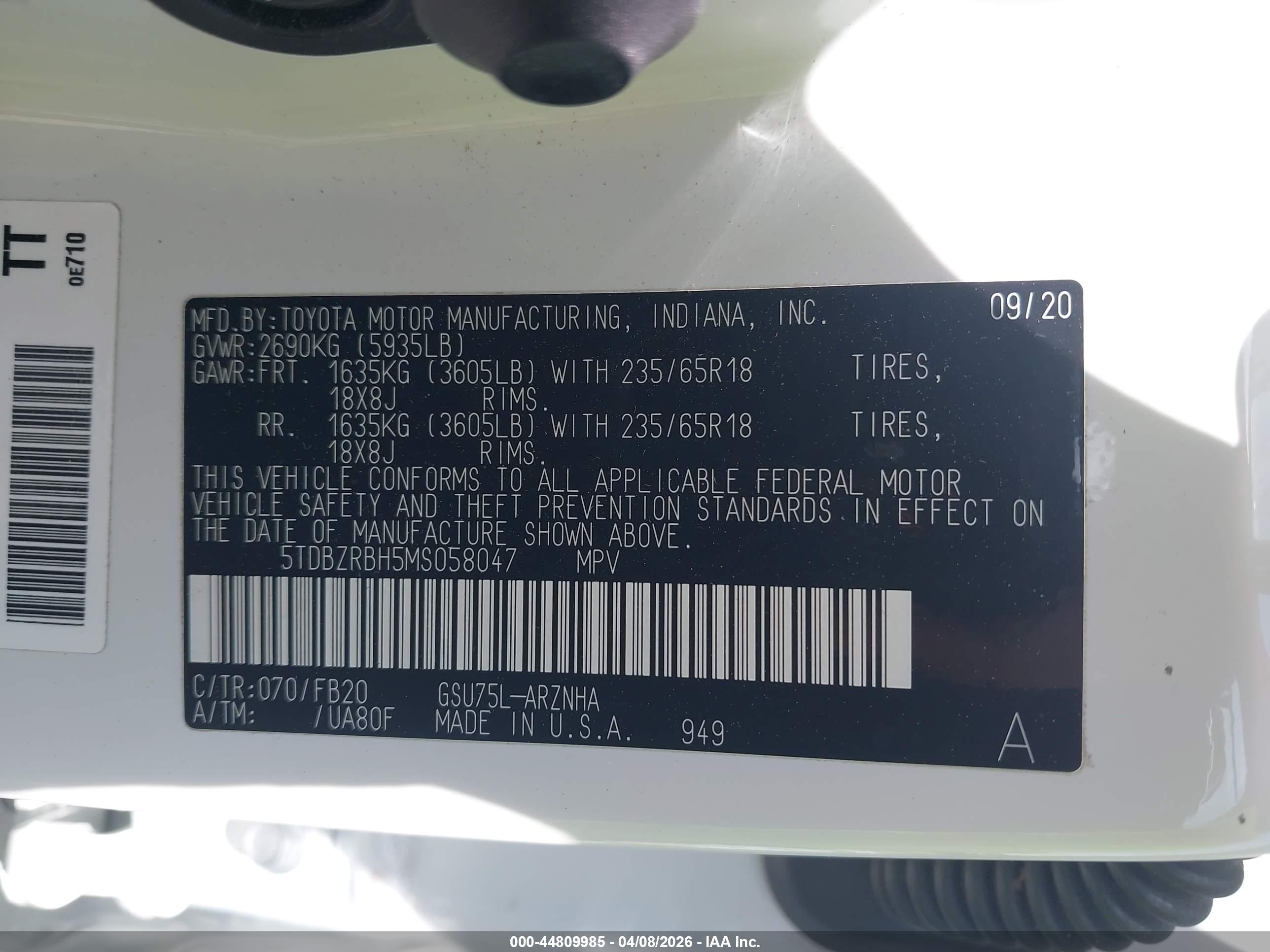 TOYOTA HIGHLANDER image 9