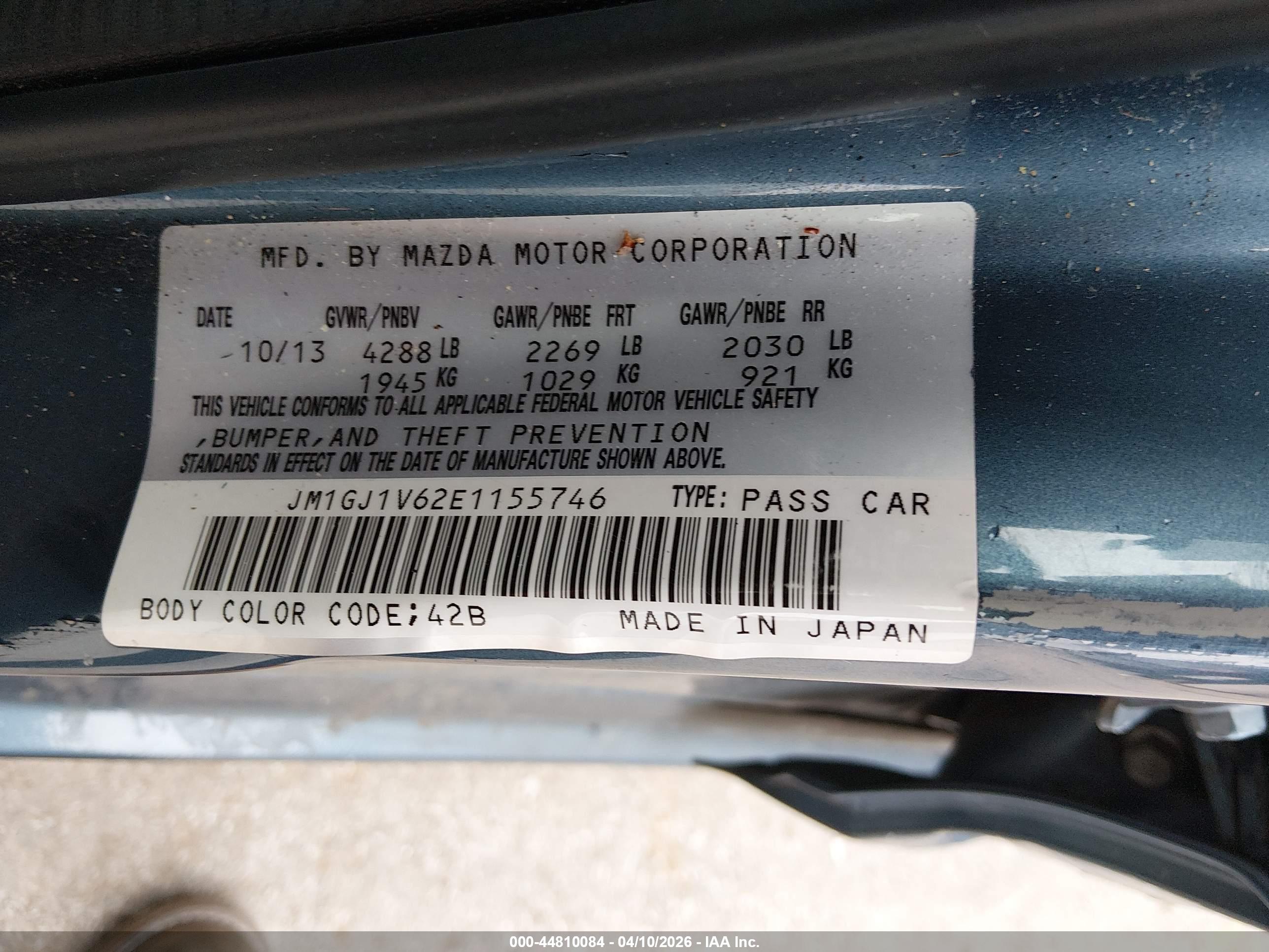 MAZDA MAZDA6 image 9
