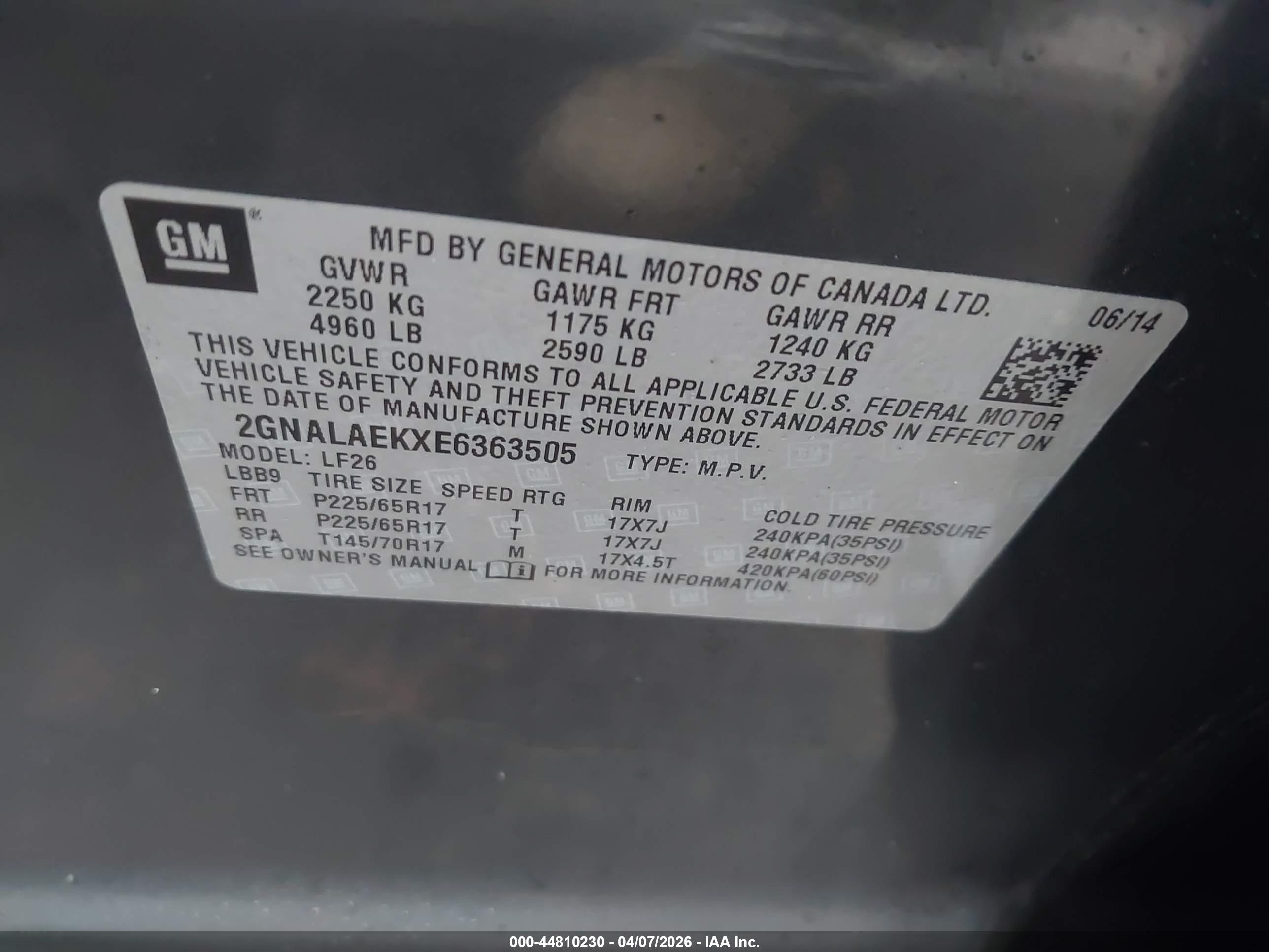 CHEVROLET EQUINOX image 9