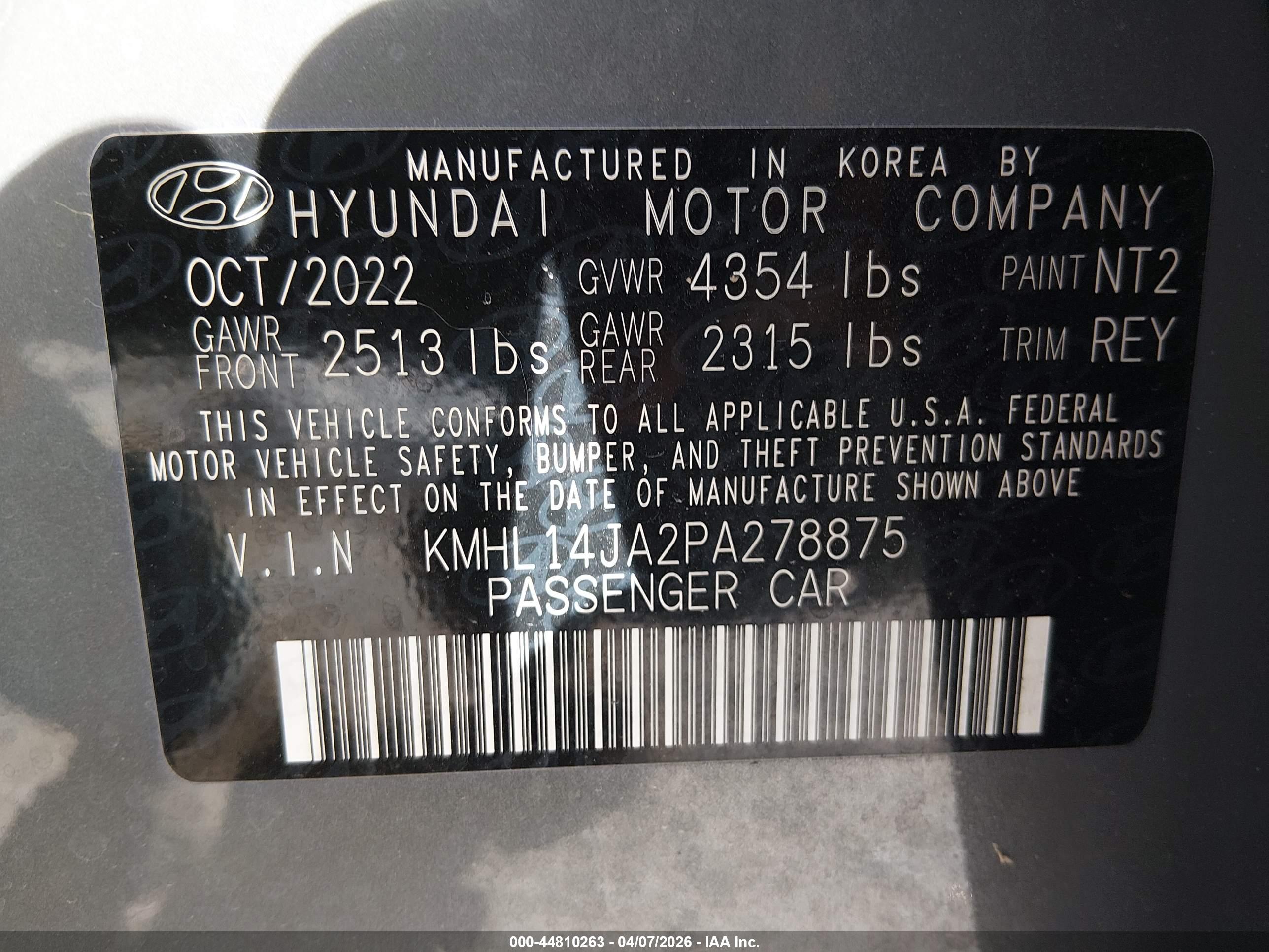 HYUNDAI SONATA image 9
