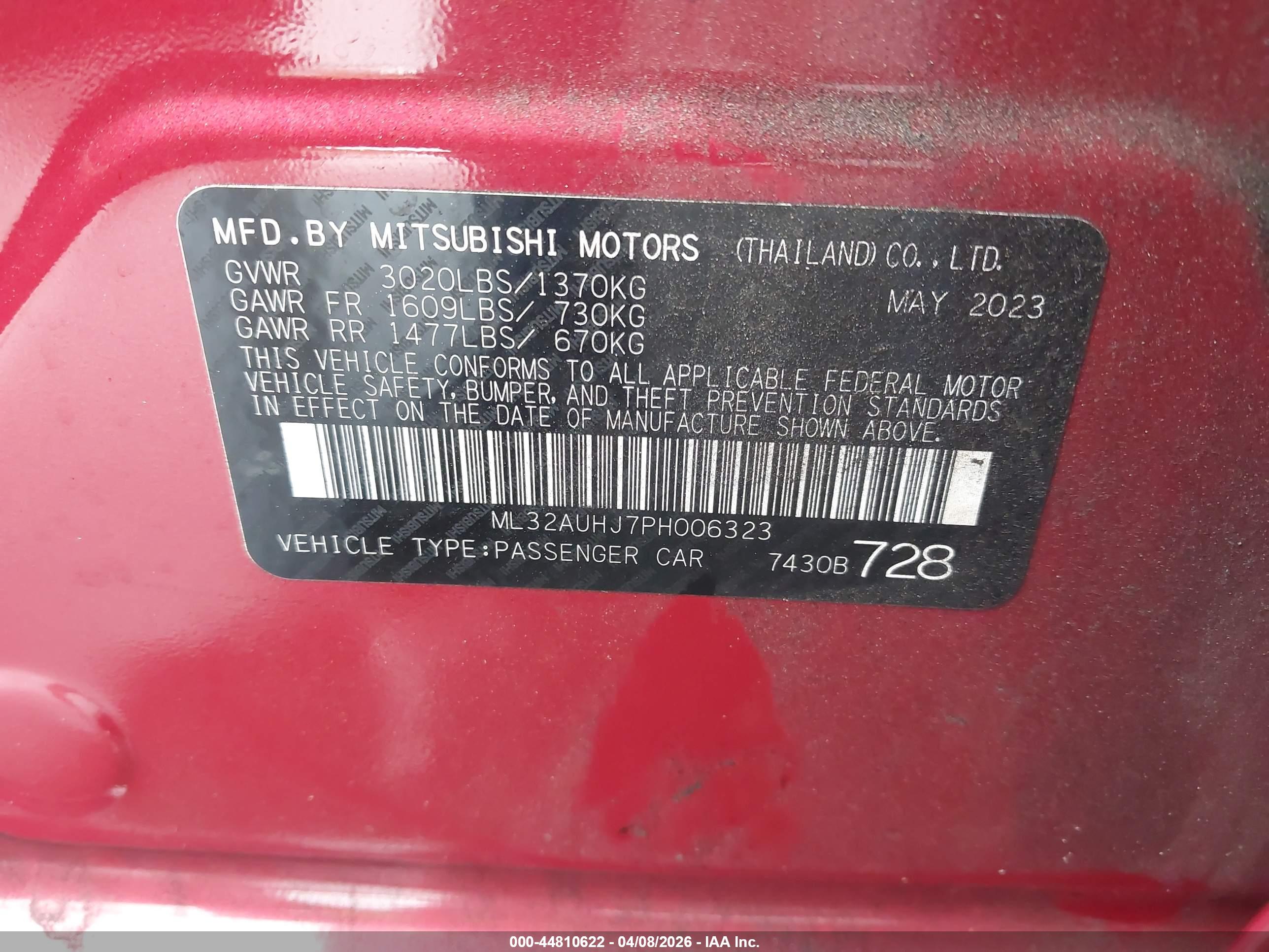 MITSUBISHI MIRAGE image 9