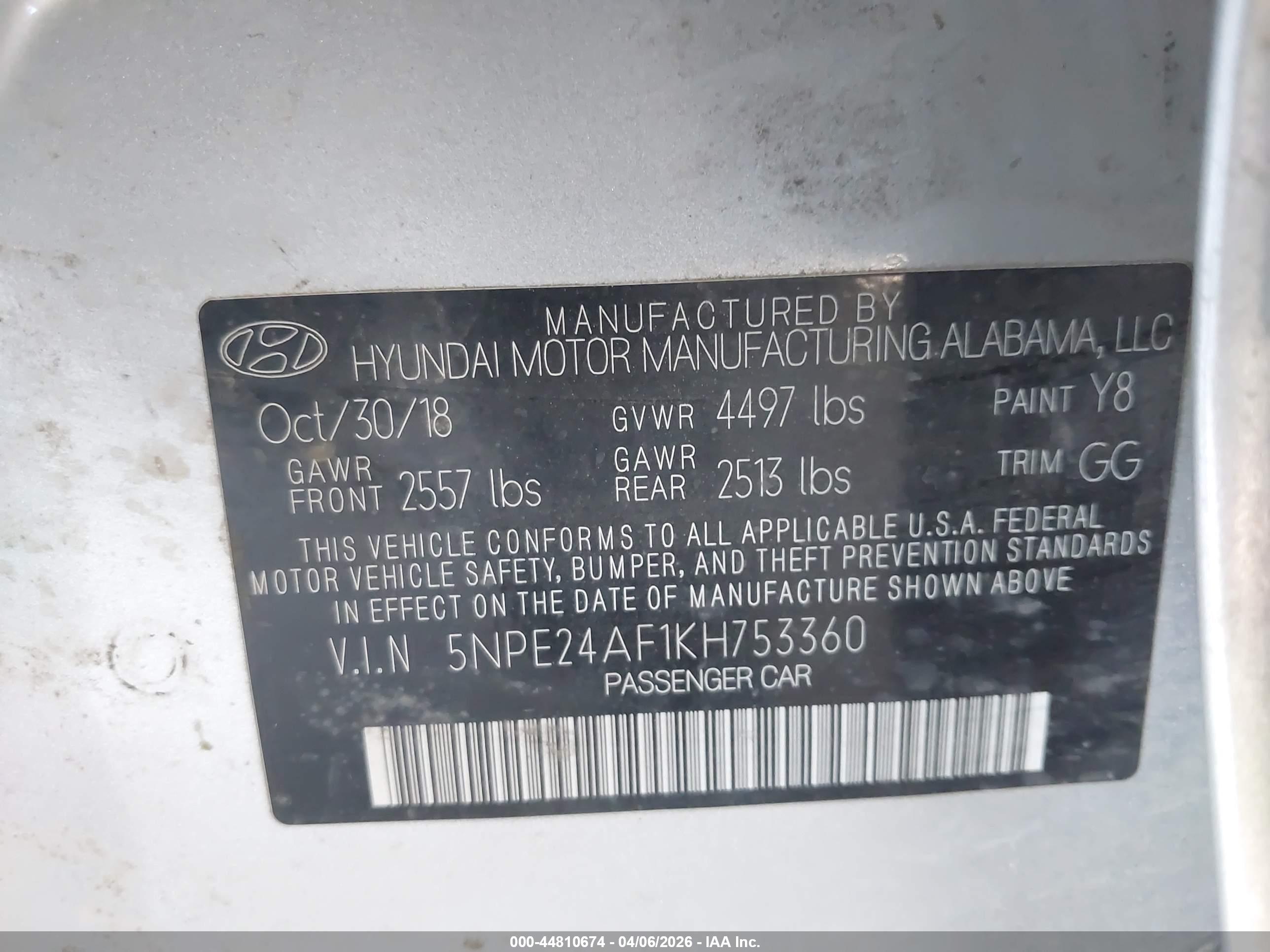 HYUNDAI SONATA image 9