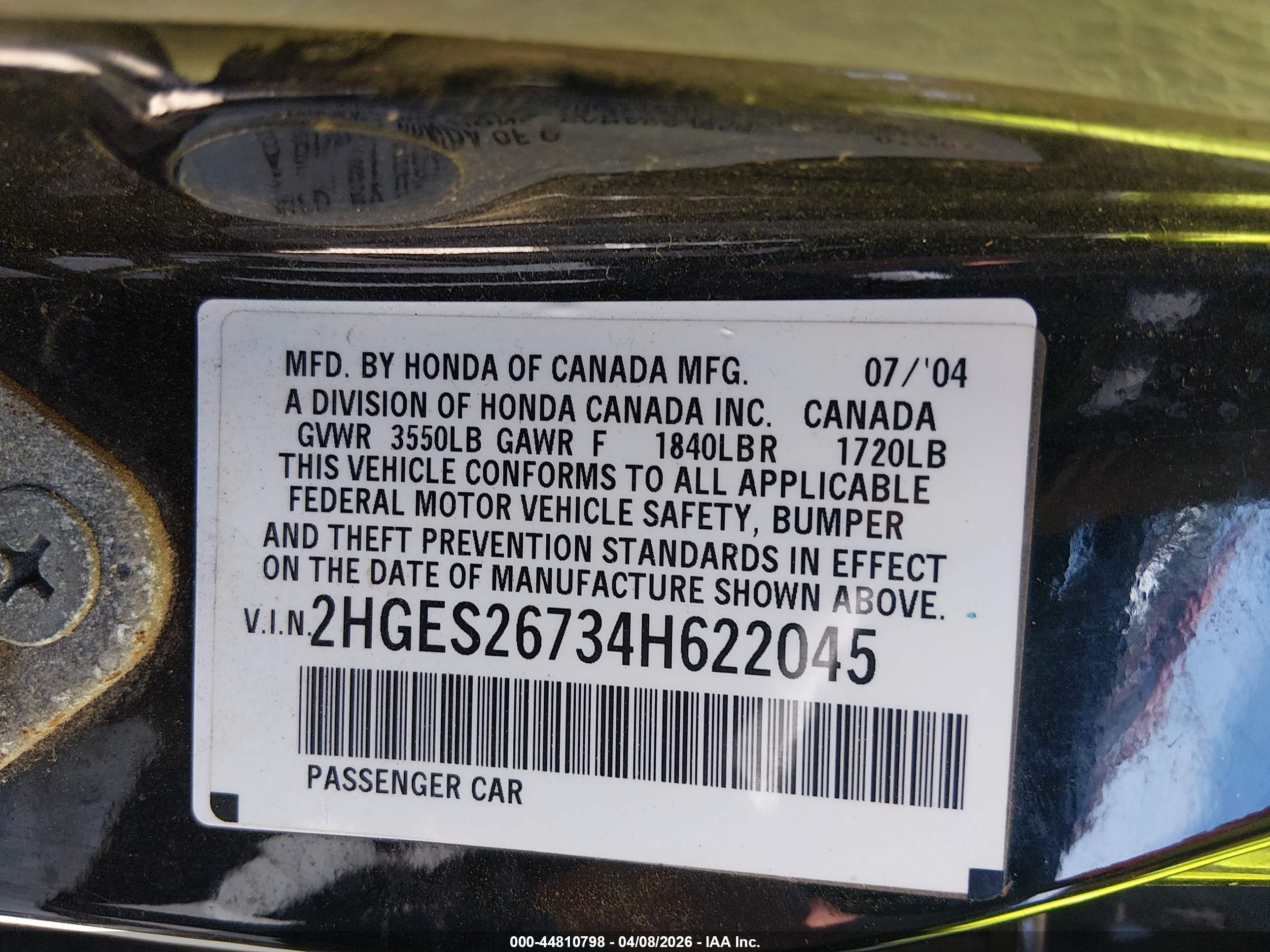 HONDA CIVIC image 9