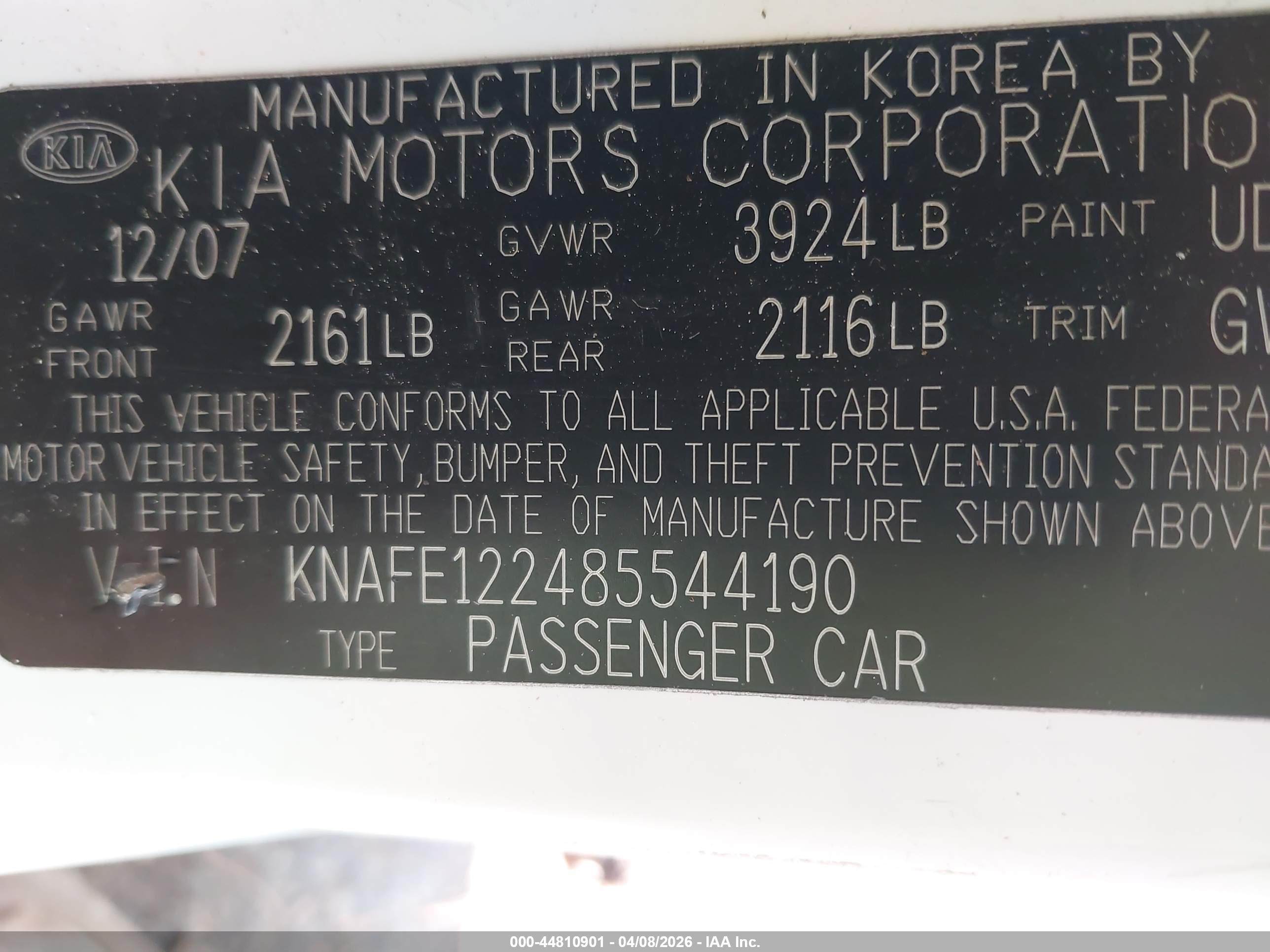 KIA SPECTRA image 9